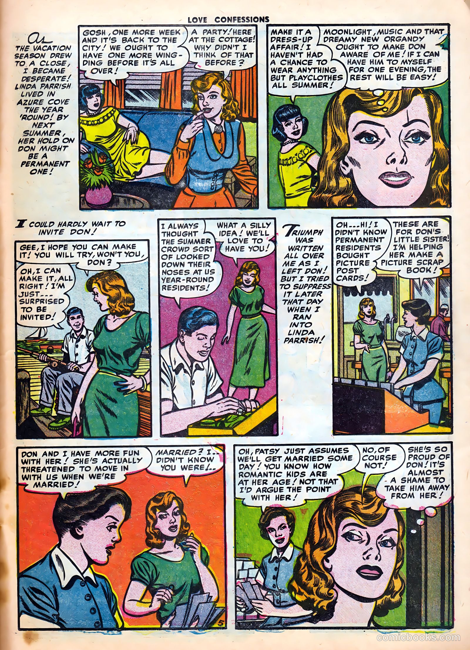 Love Confessions #20 (1952) — page 32 of 37