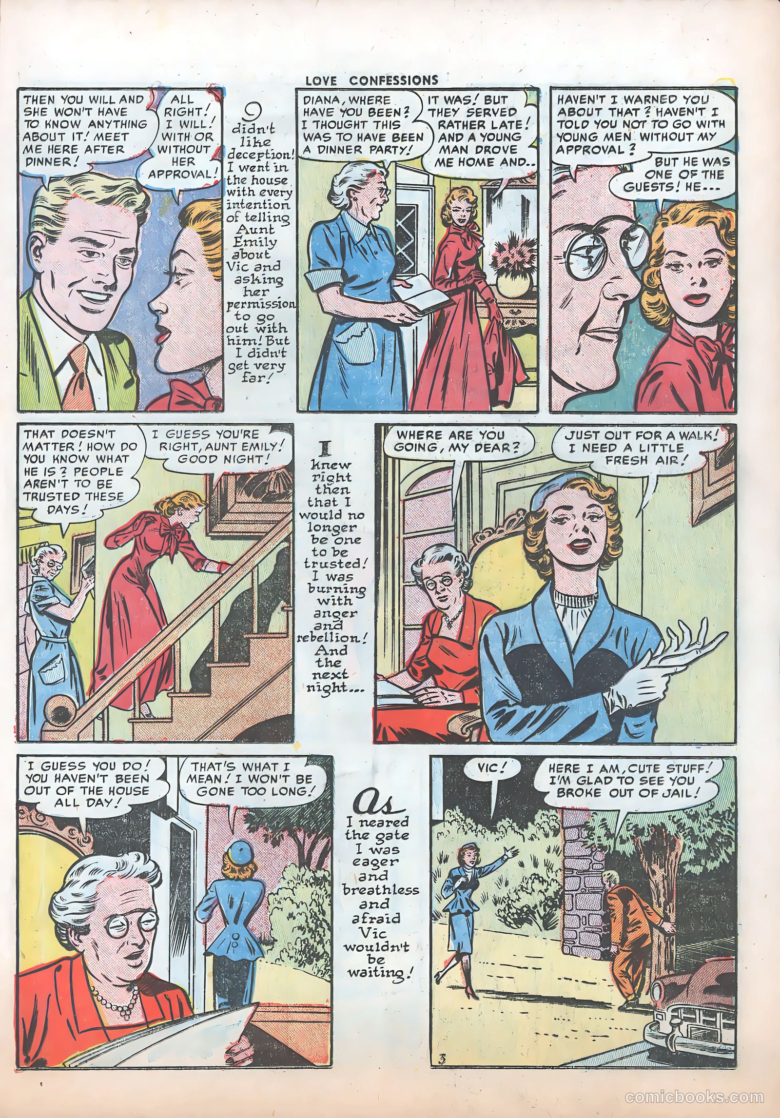 Love Confessions #21 (1952) — page 5 of 36
