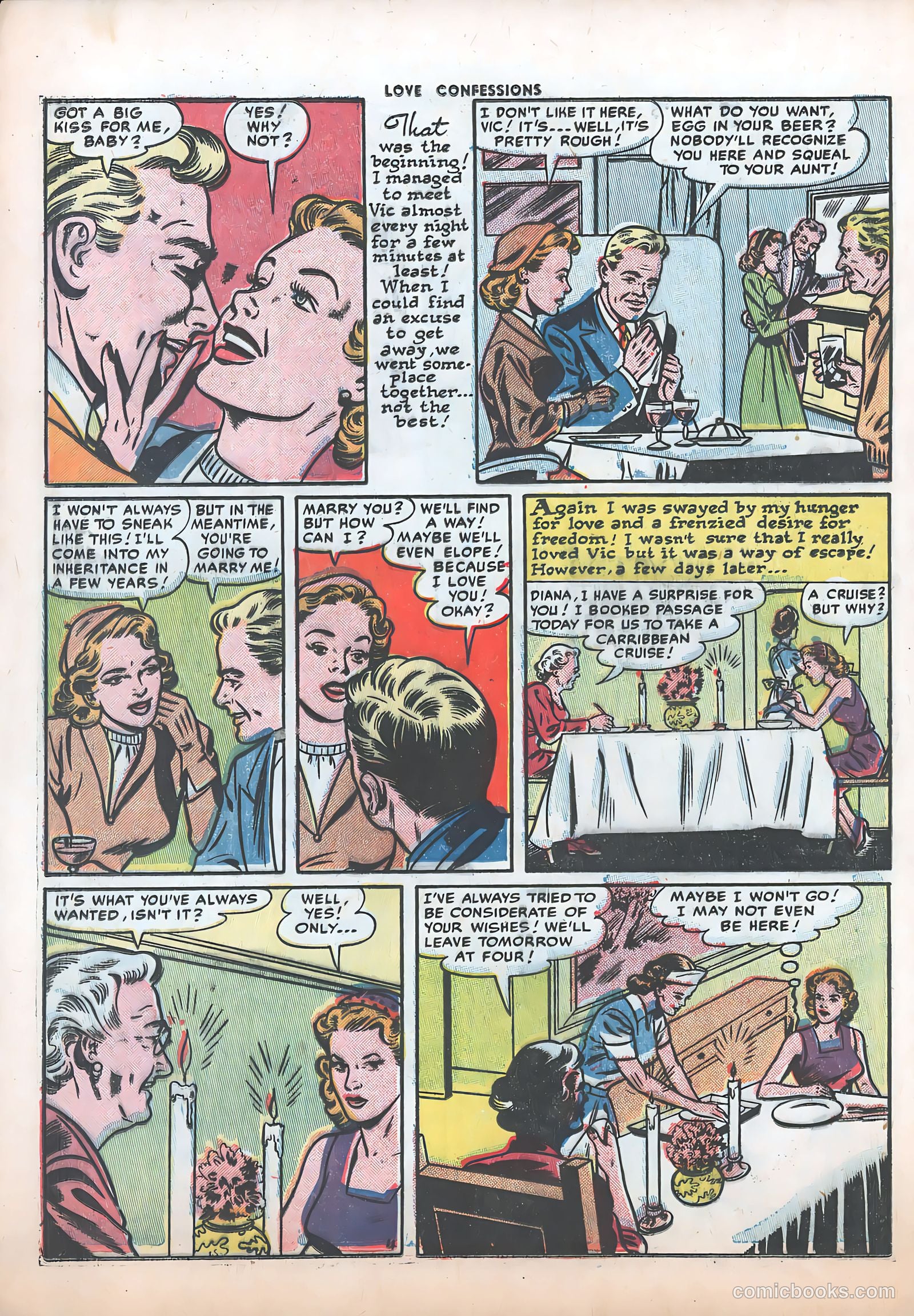 Love Confessions #21 (1952) — page 6 of 36
