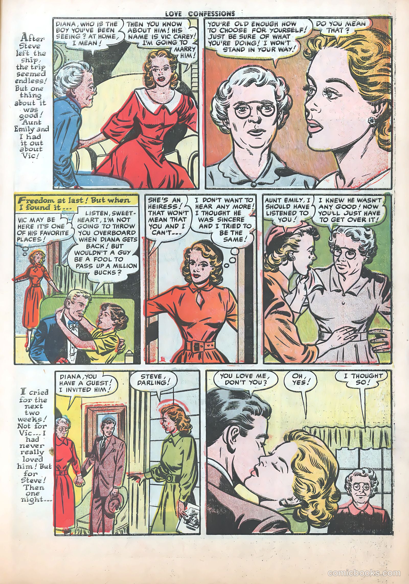 Love Confessions #21 (1952) — page 11 of 36