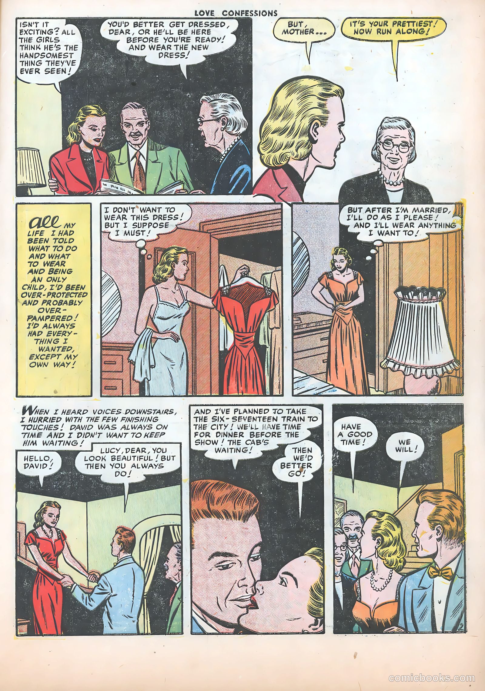 Love Confessions #21 (1952) — page 13 of 36