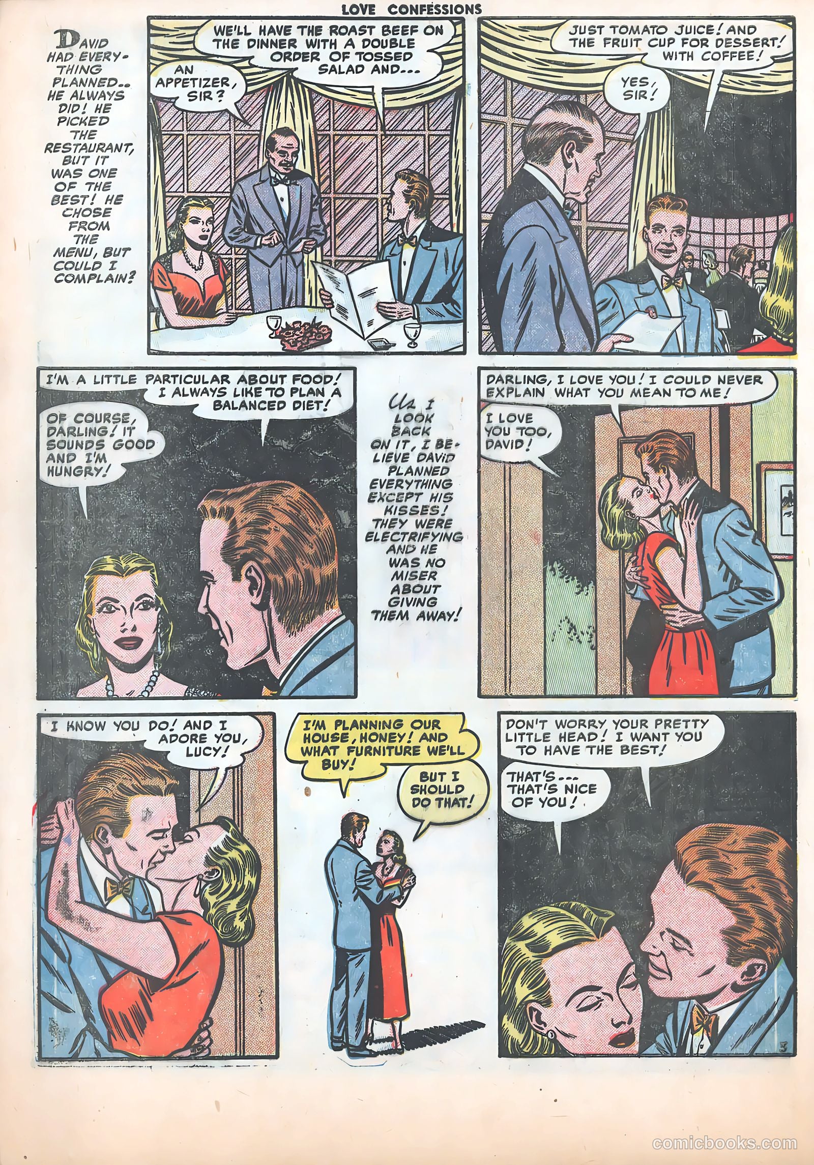 Love Confessions #21 (1952) — page 14 of 36