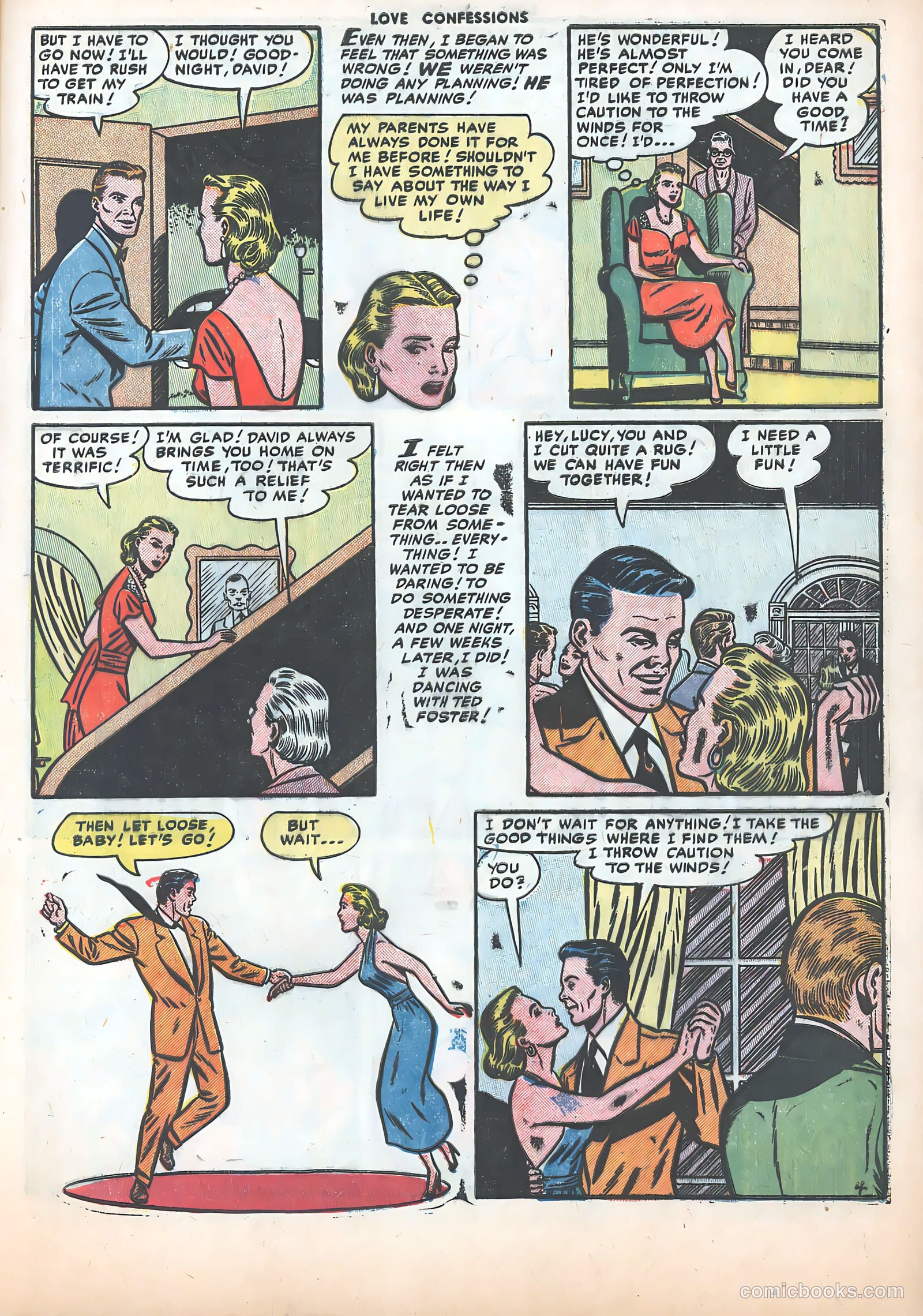 Love Confessions #21 (1952) — page 15 of 36