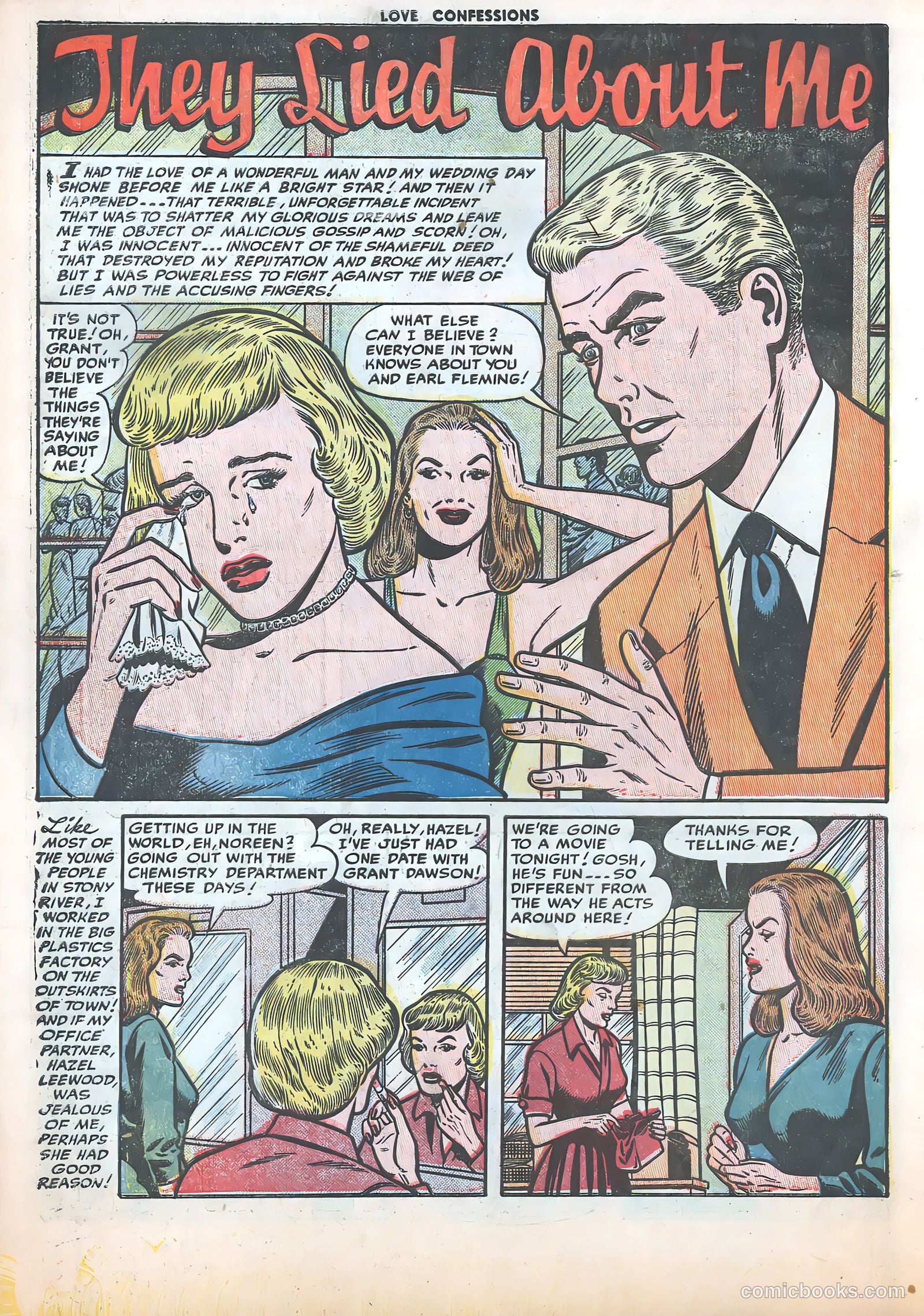 Love Confessions #21 (1952) — page 18 of 36