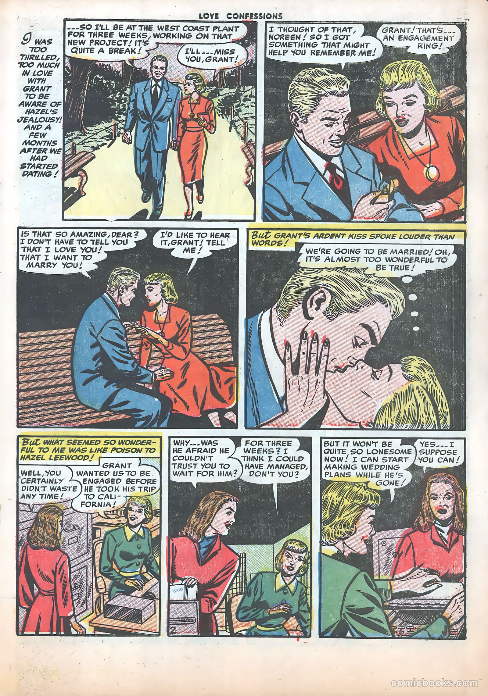 Love Confessions #21 (1952) — page 19 of 36