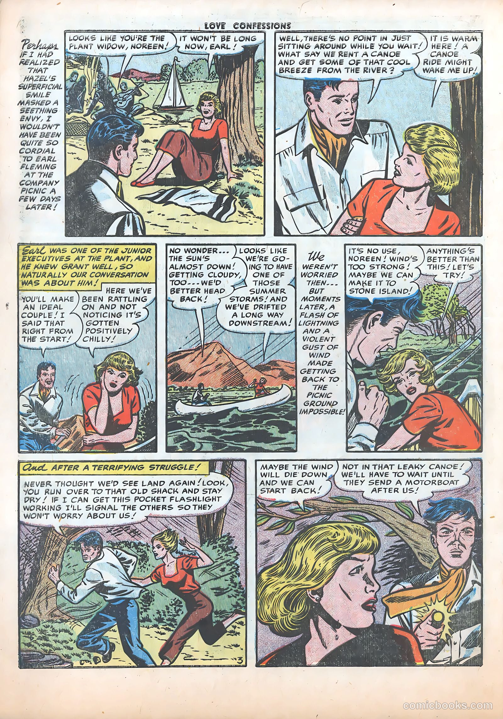 Love Confessions #21 (1952) — page 20 of 36