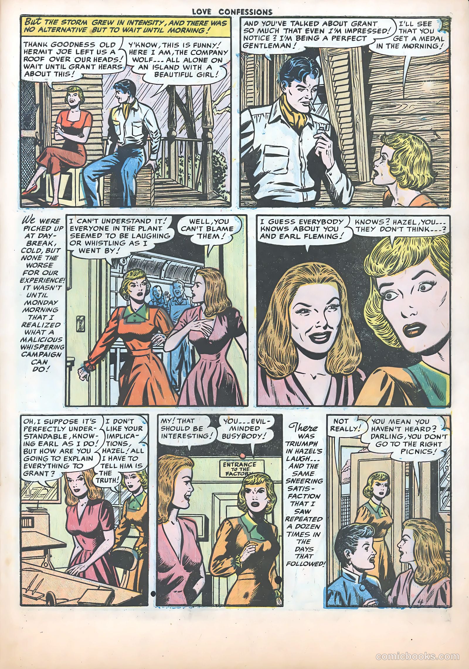 Love Confessions #21 (1952) — page 21 of 36