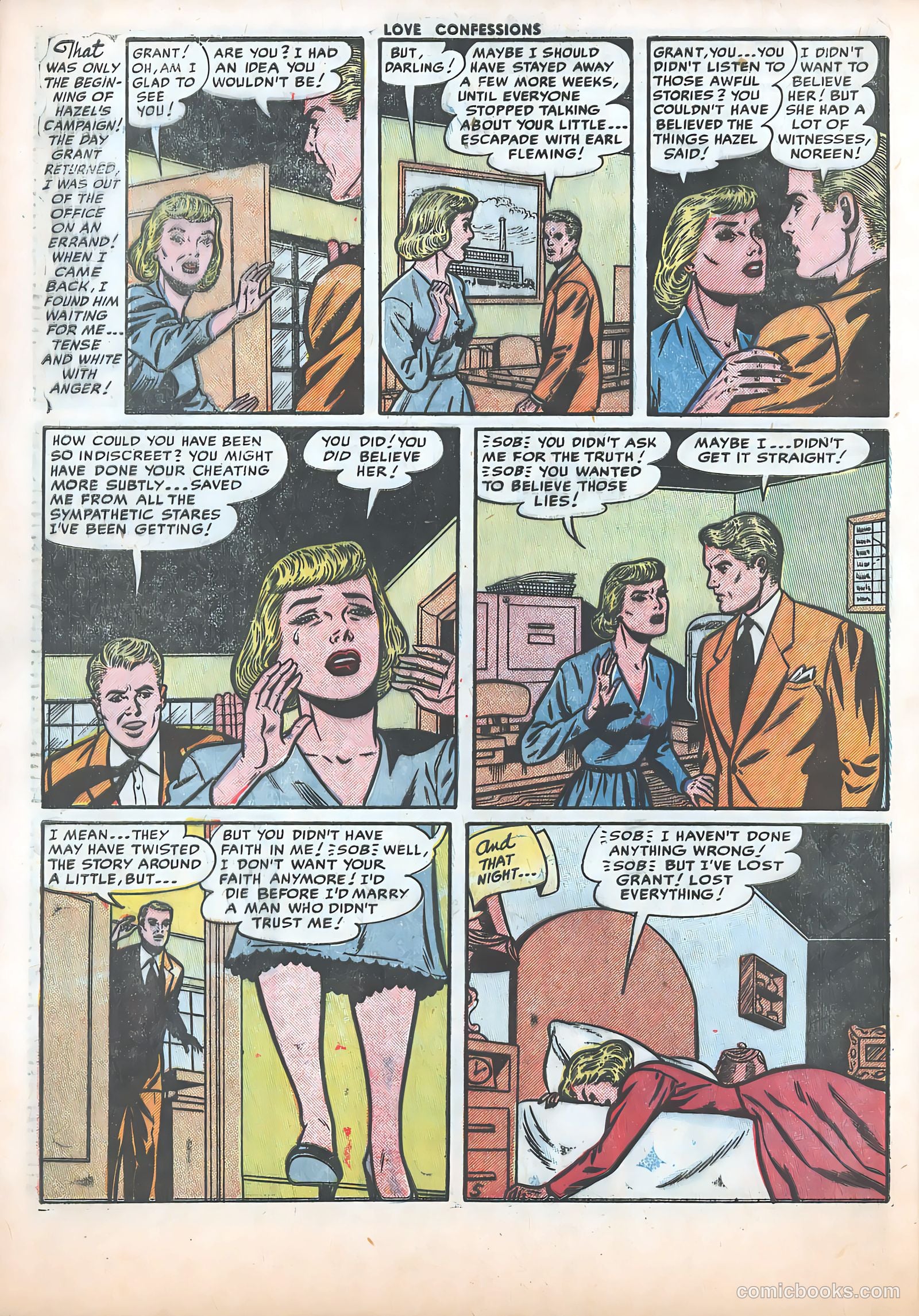 Love Confessions #21 (1952) — page 22 of 36