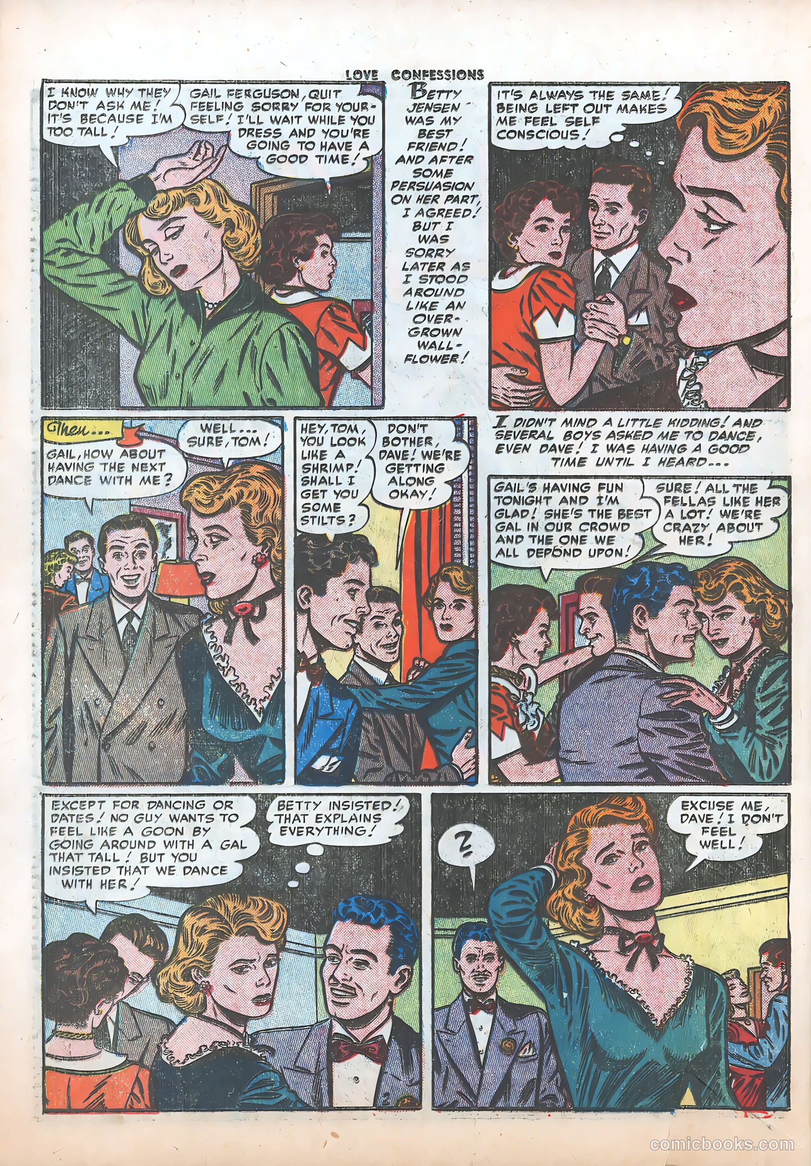Love Confessions #21 (1952) — page 28 of 36
