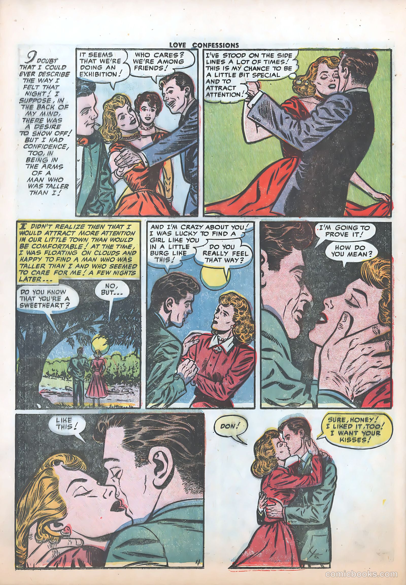 Love Confessions #21 (1952) — page 30 of 36