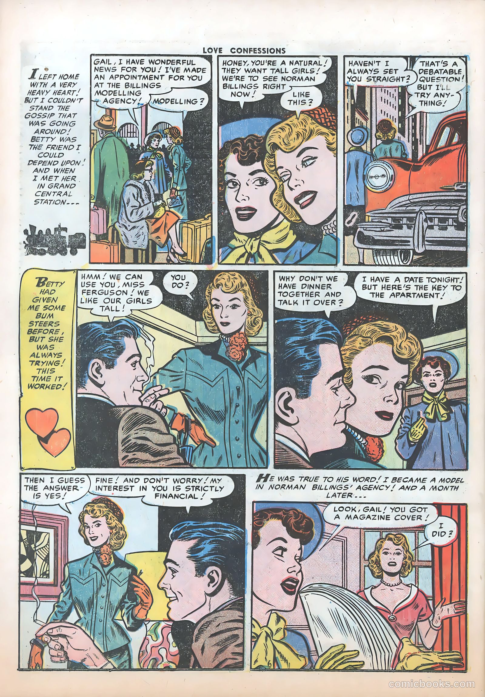 Love Confessions #21 (1952) — page 32 of 36