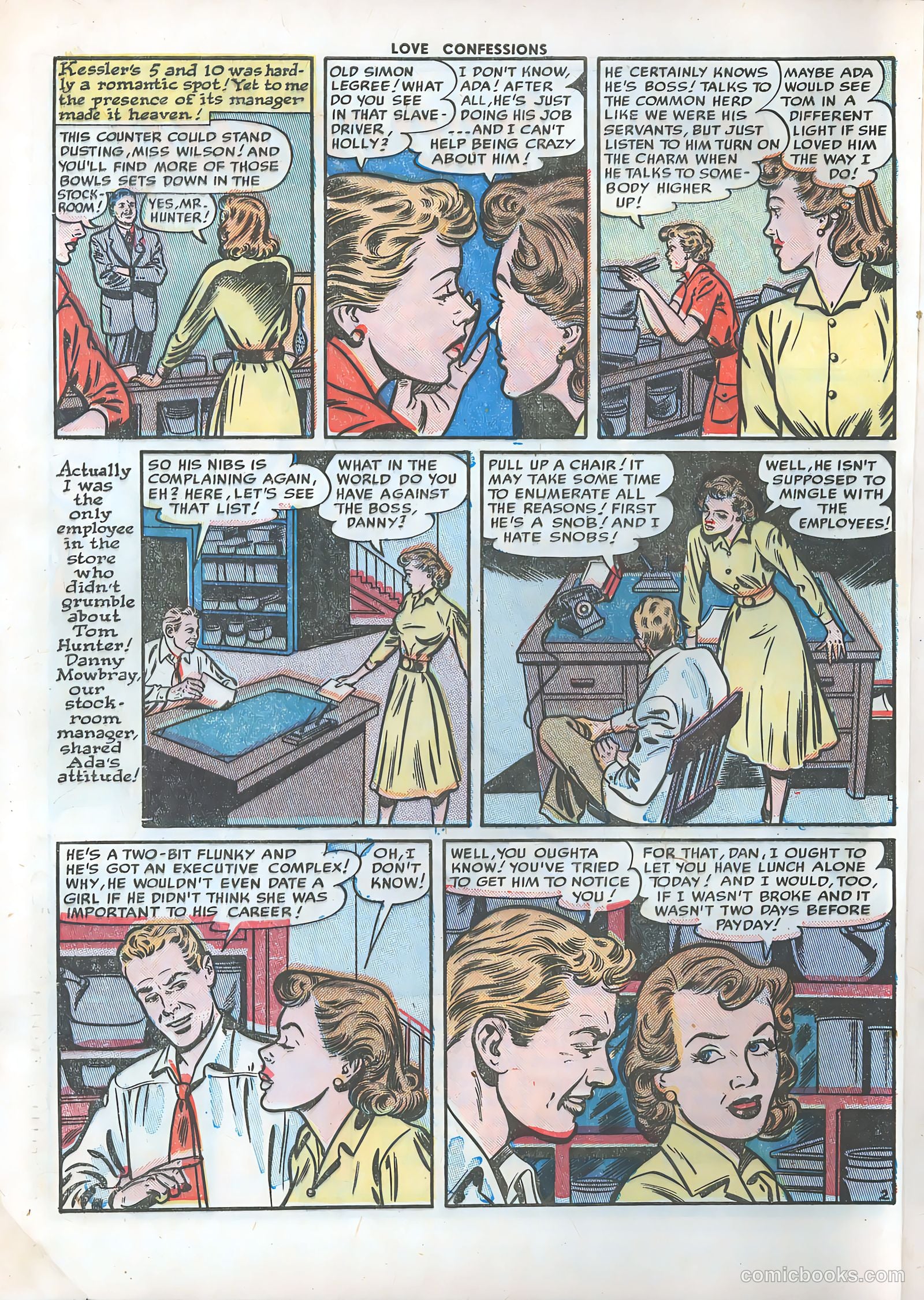 Love Confessions #22 (1952) — page 4 of 36