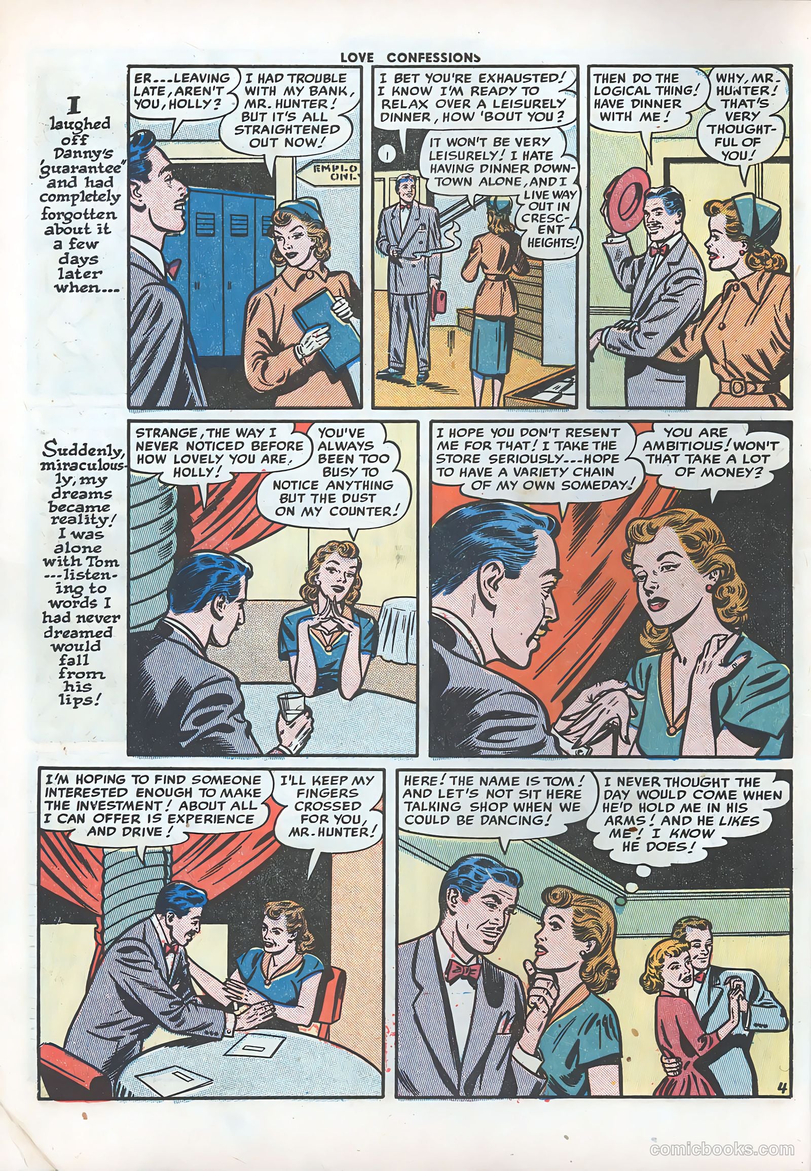 Love Confessions #22 (1952) — page 6 of 36