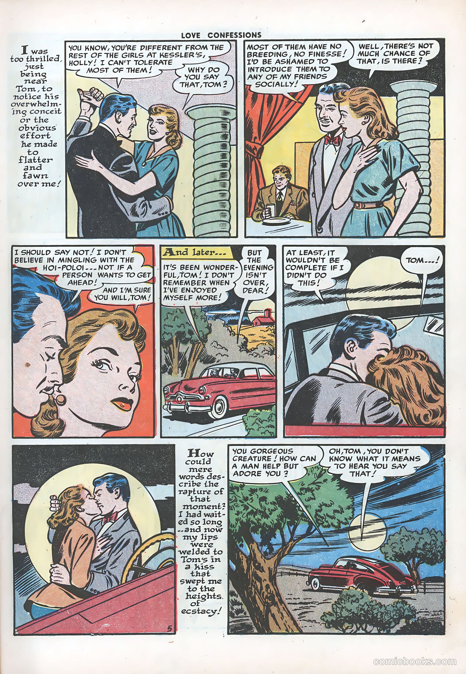 Love Confessions #22 (1952) — page 7 of 36