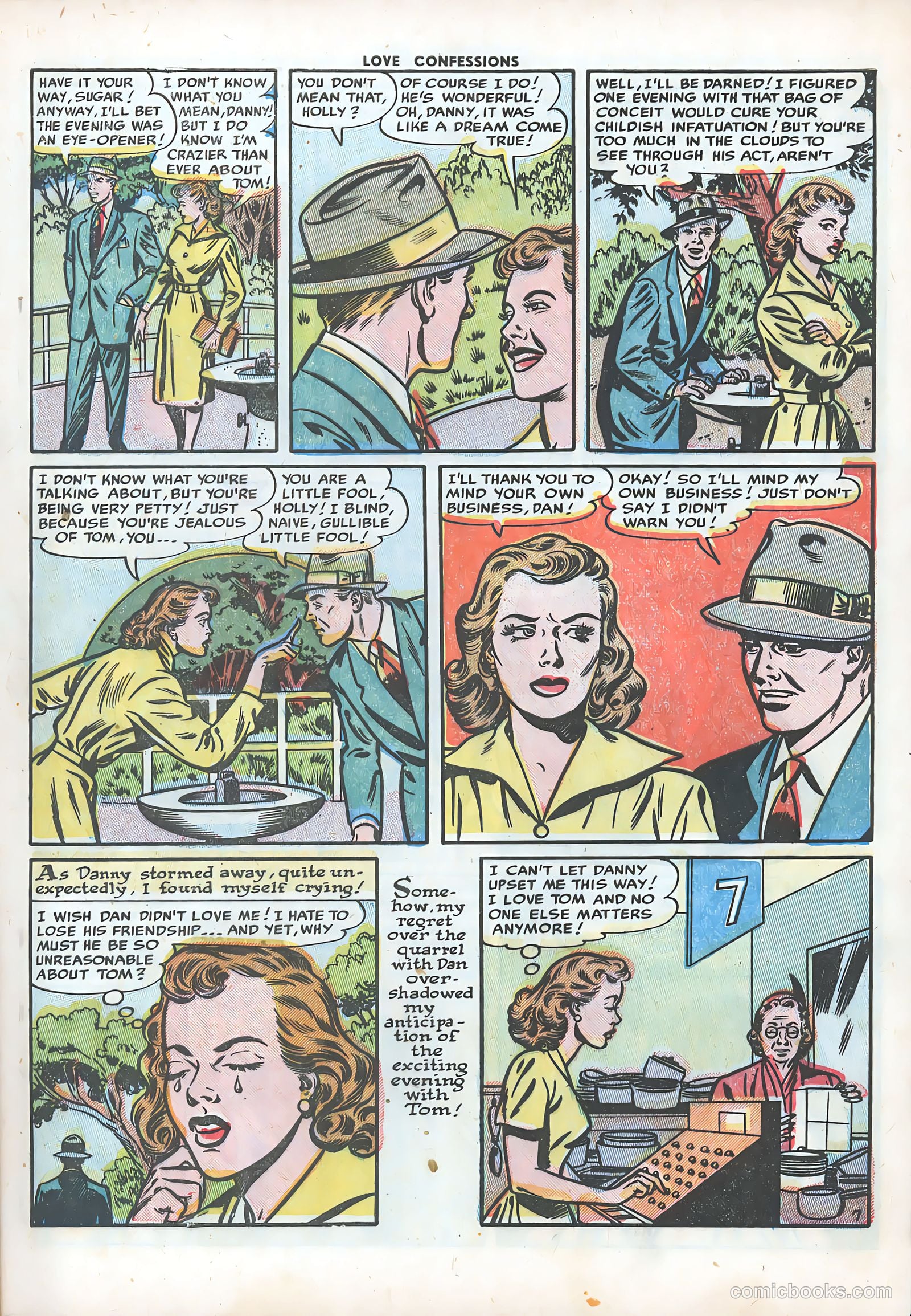 Love Confessions #22 (1952) — page 9 of 36