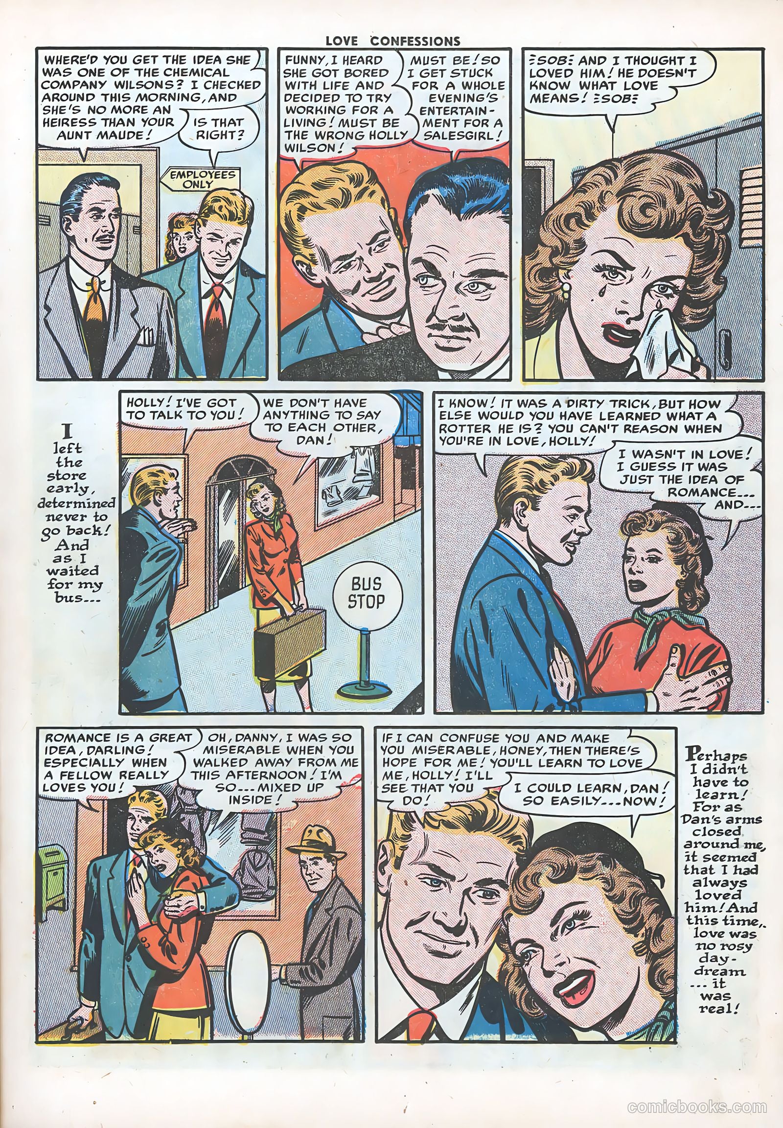 Love Confessions #22 (1952) — page 11 of 36