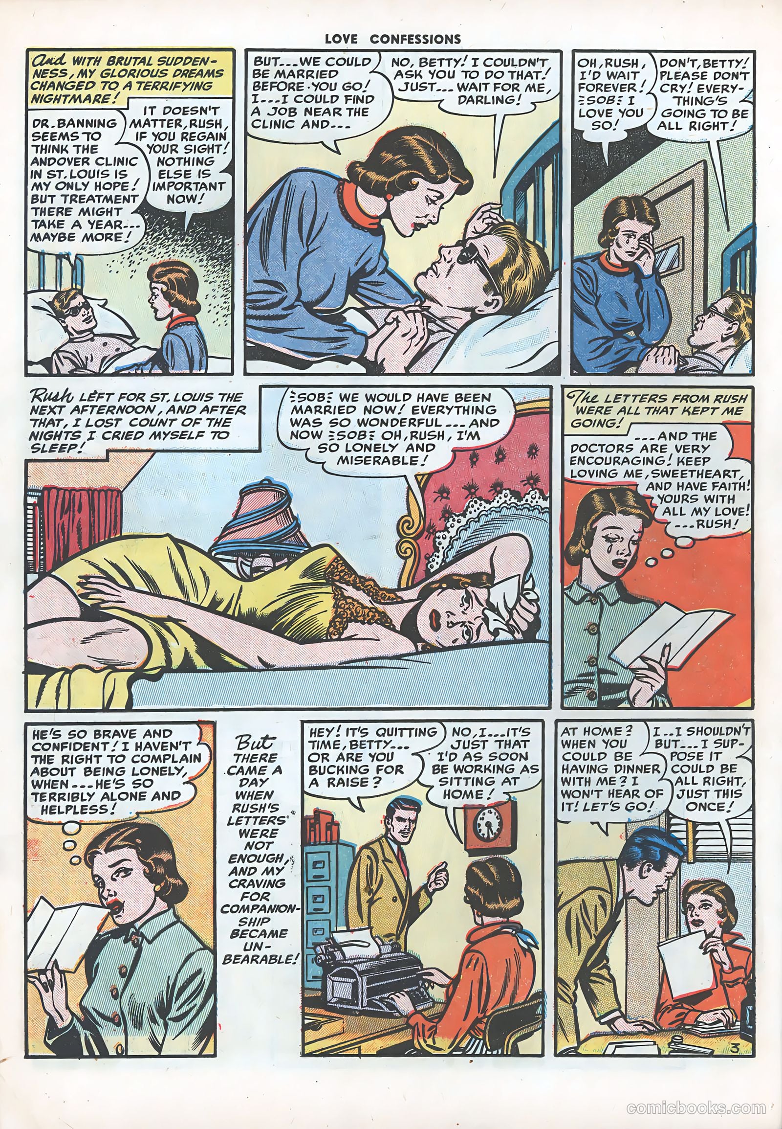 Love Confessions #22 (1952) — page 14 of 36