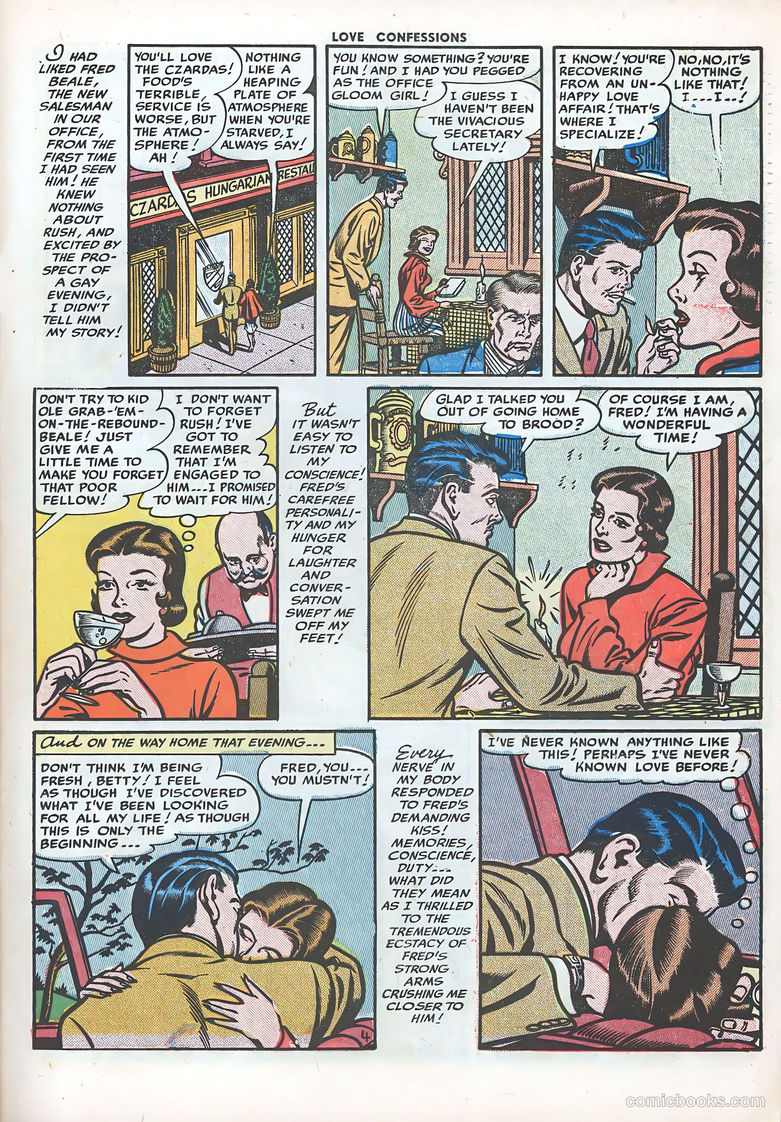 Love Confessions #22 (1952) — page 15 of 36