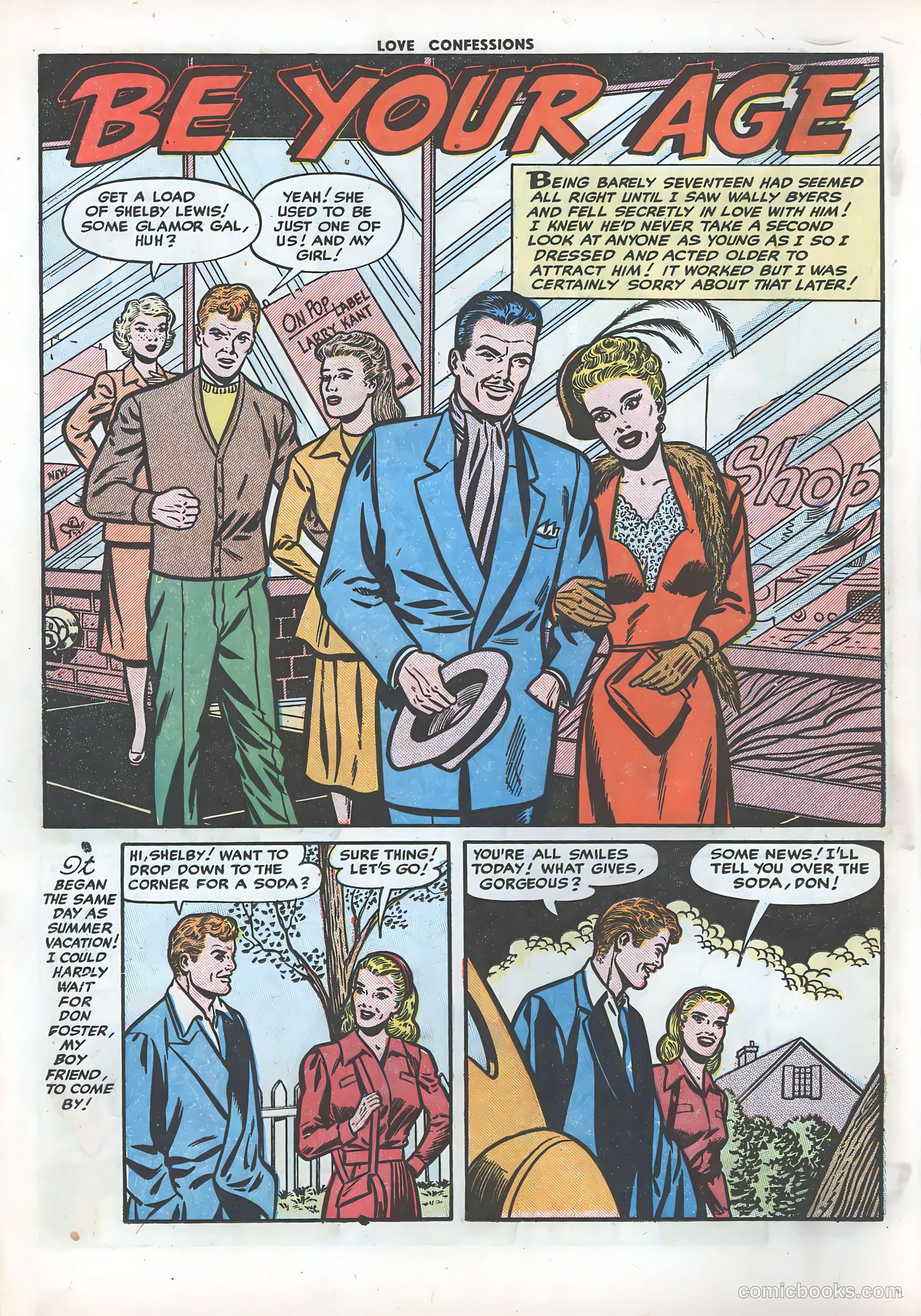 Love Confessions #22 (1952) — page 18 of 36