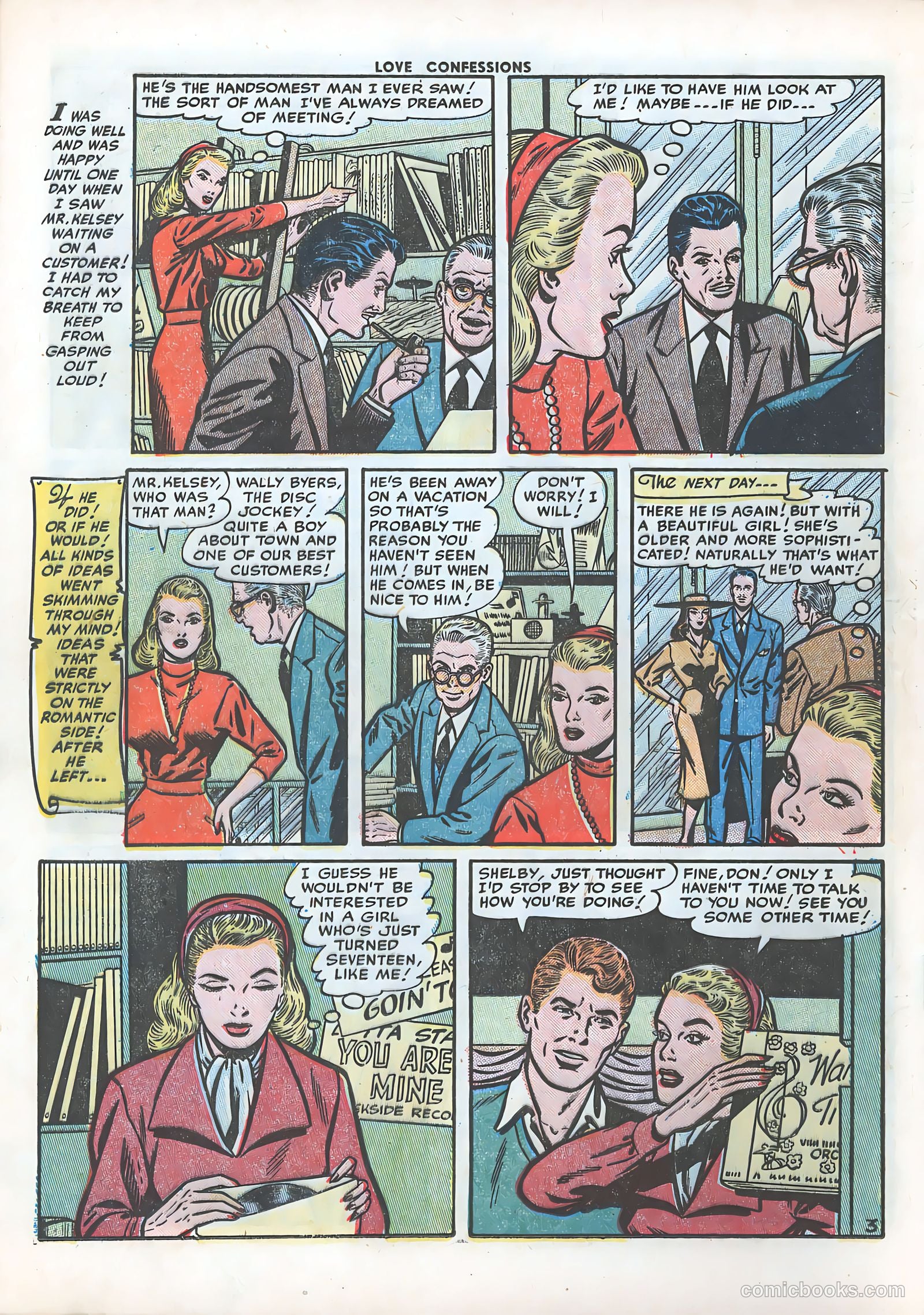Love Confessions #22 (1952) — page 20 of 36