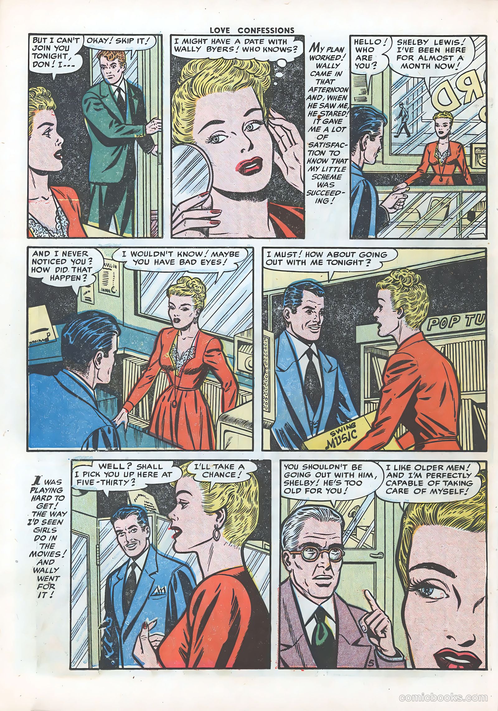 Love Confessions #22 (1952) — page 22 of 36