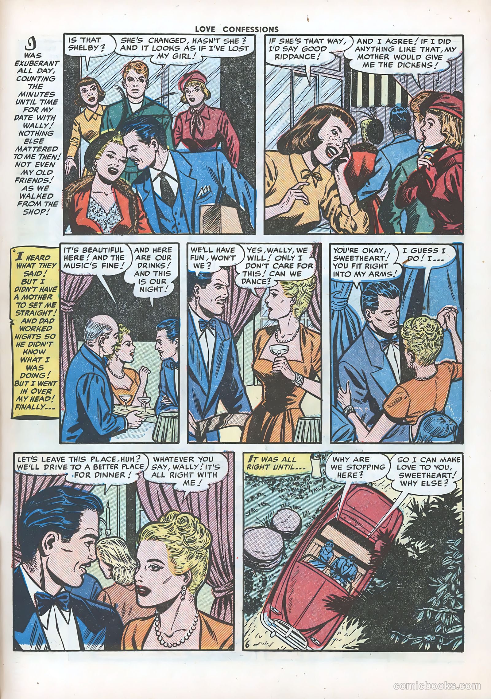 Love Confessions #22 (1952) — page 23 of 36
