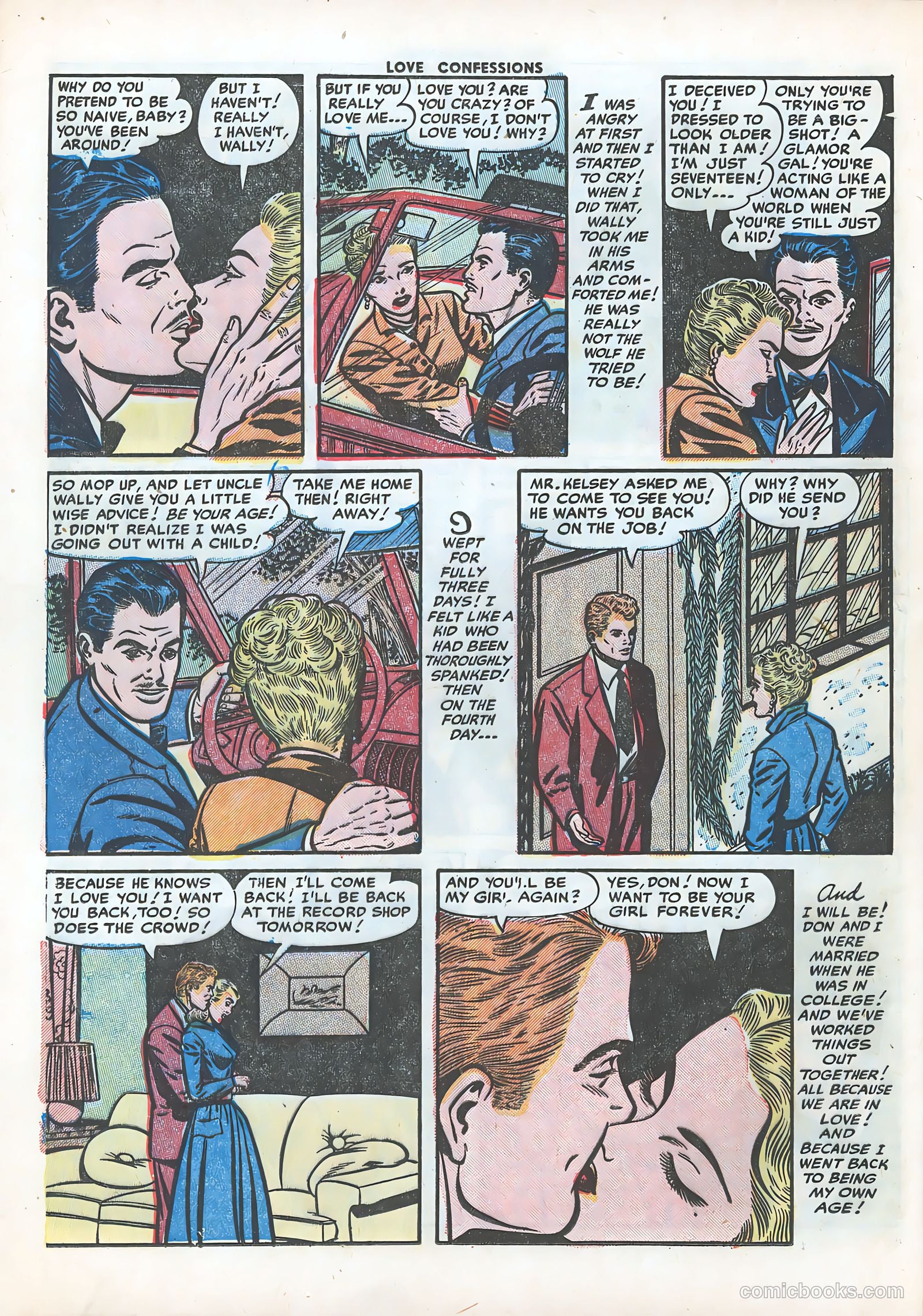 Love Confessions #22 (1952) — page 24 of 36