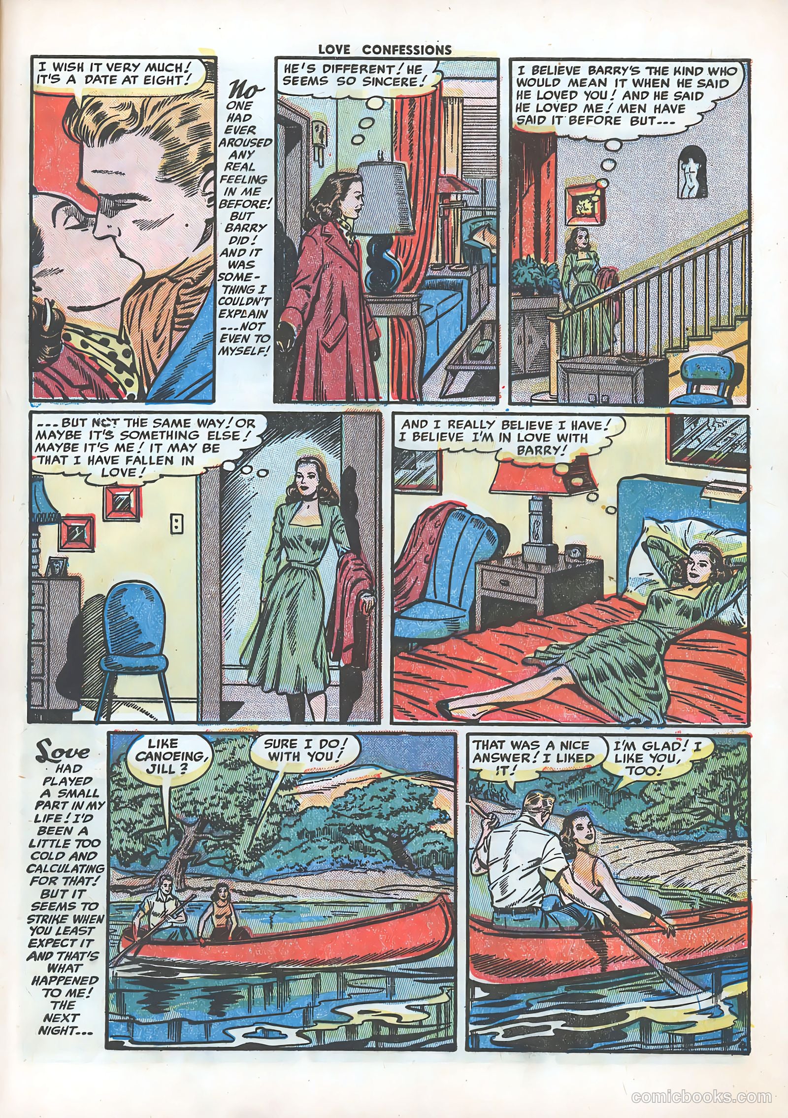 Love Confessions #22 (1952) — page 29 of 36