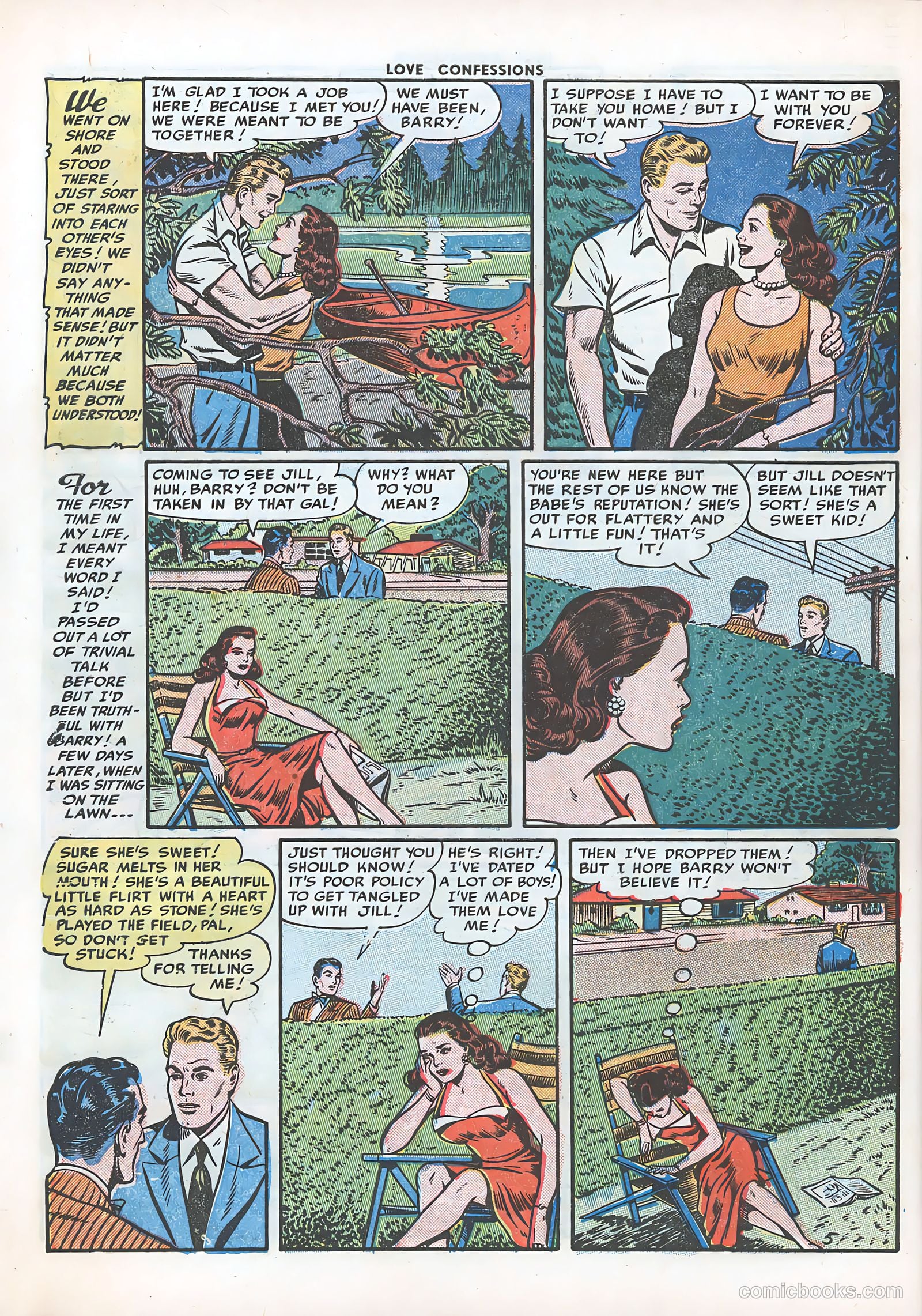 Love Confessions #22 (1952) — page 30 of 36