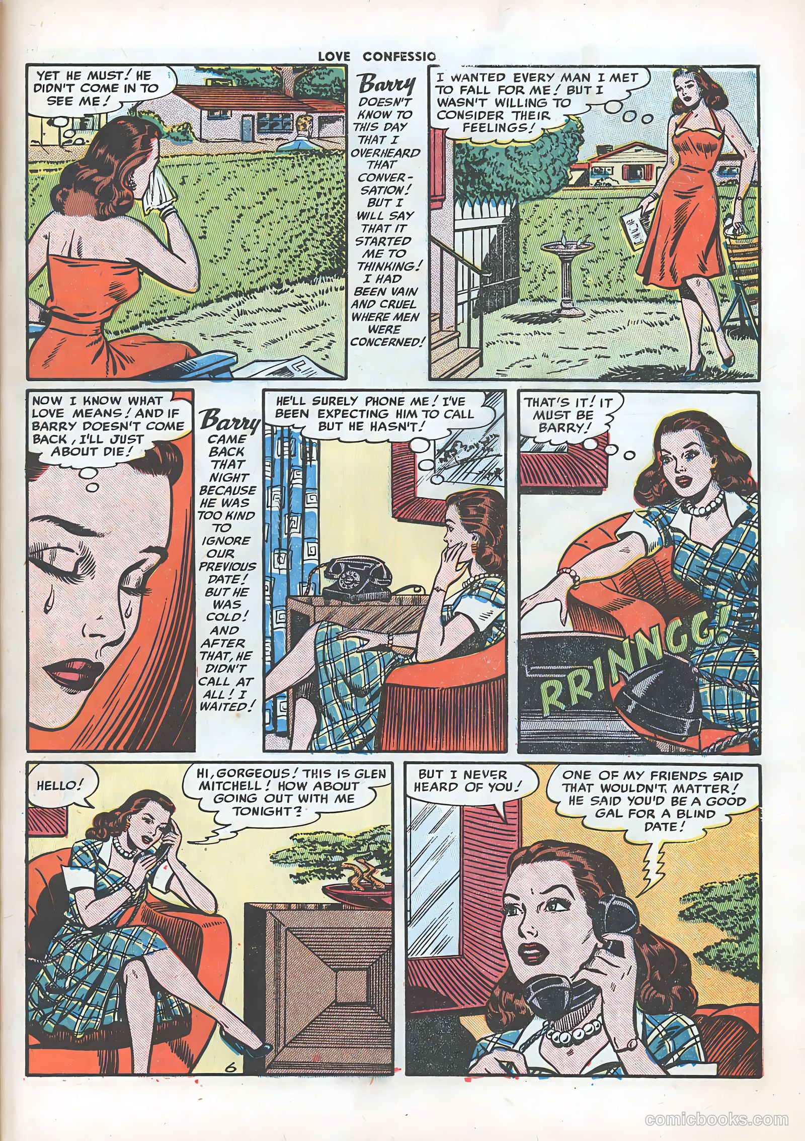 Love Confessions #22 (1952) — page 31 of 36