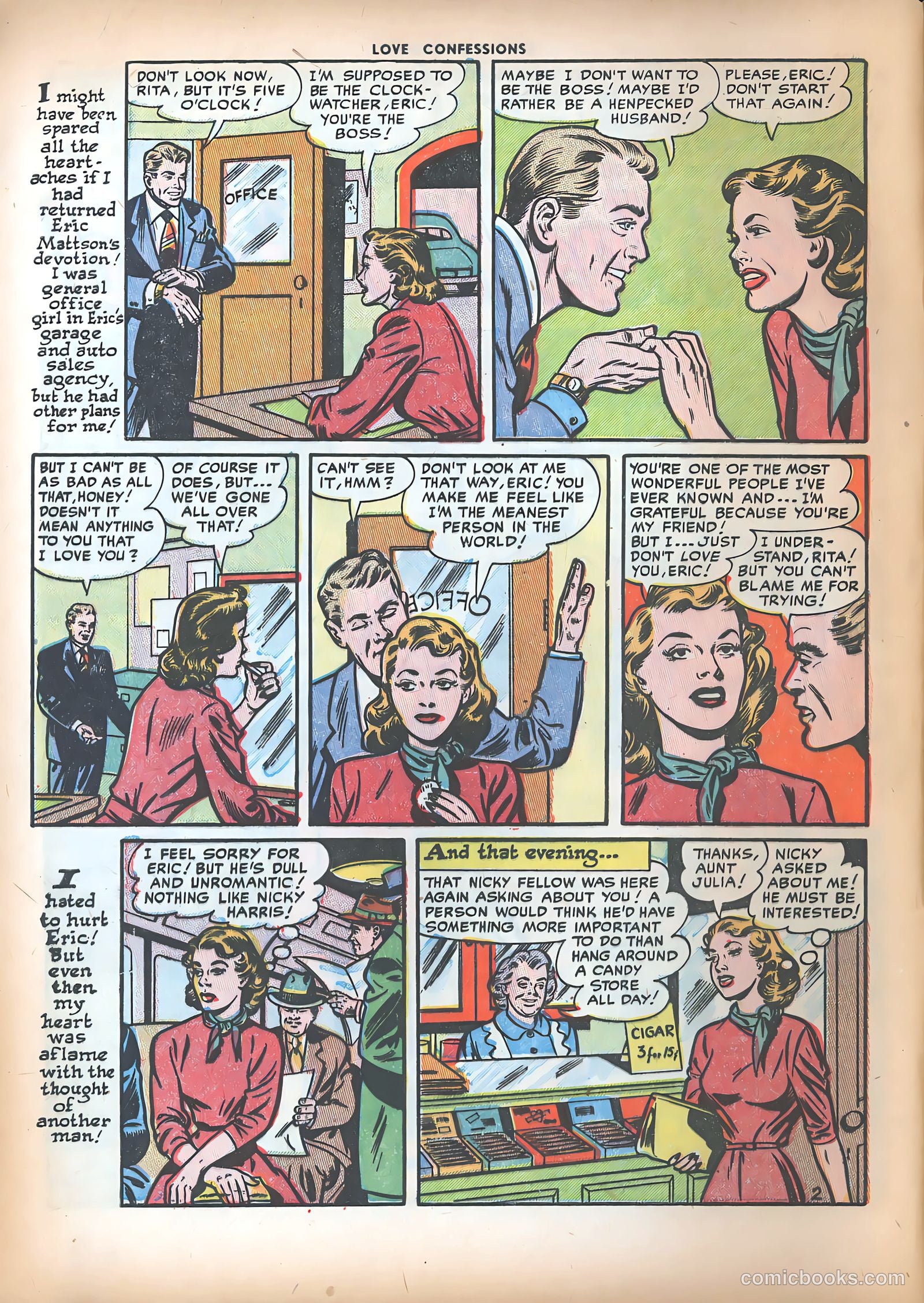 Love Confessions #23 (1952) — page 4 of 36