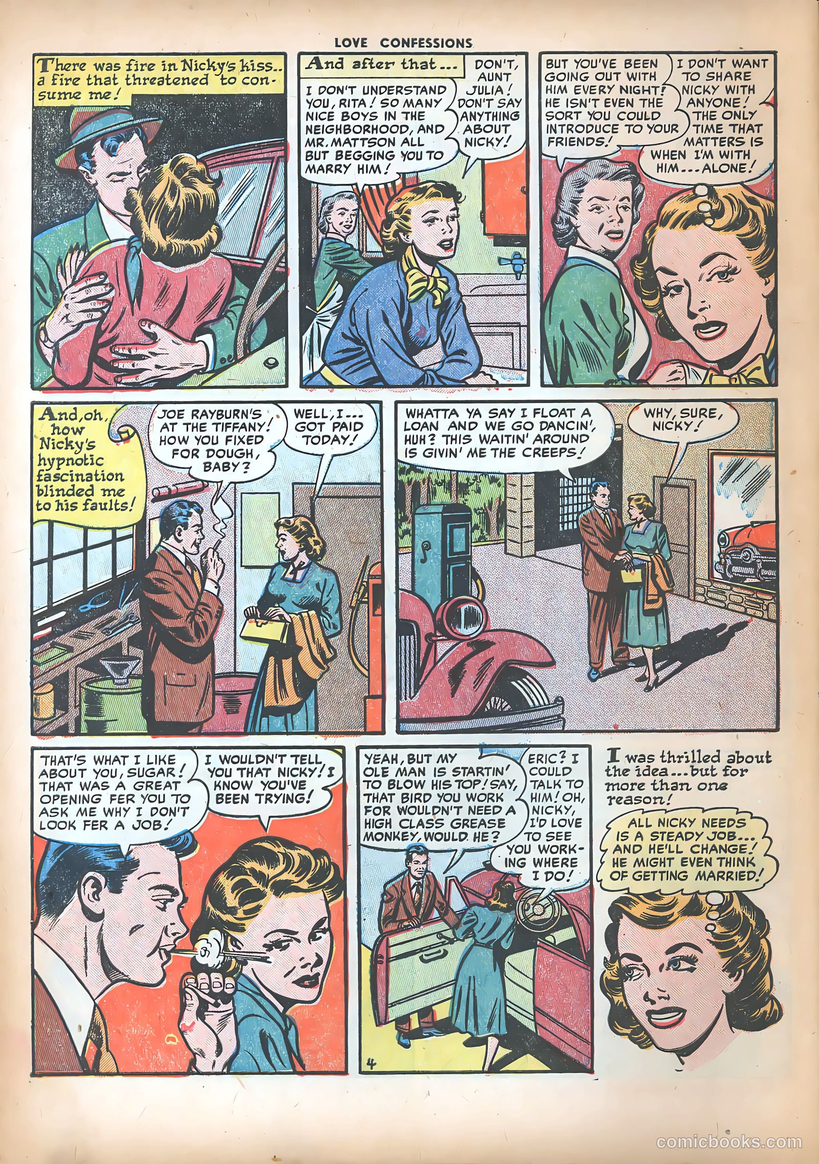 Love Confessions #23 (1952) — page 6 of 36