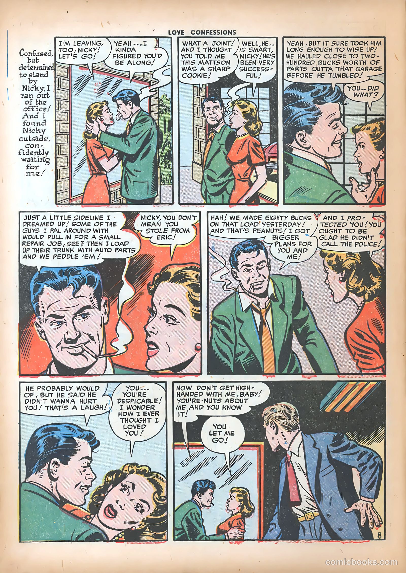 Love Confessions #23 (1952) — page 10 of 36