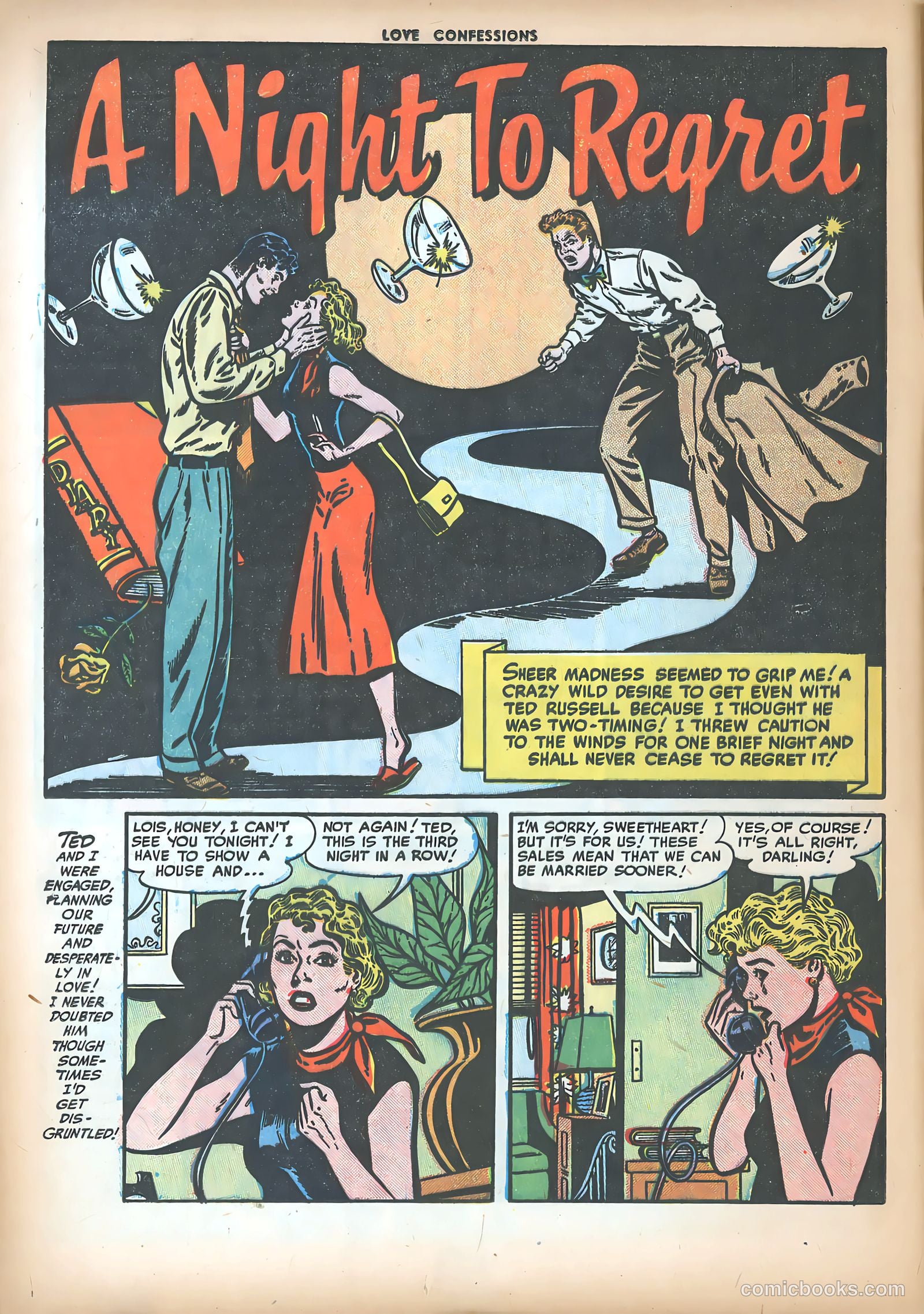 Love Confessions #23 (1952) — page 12 of 36