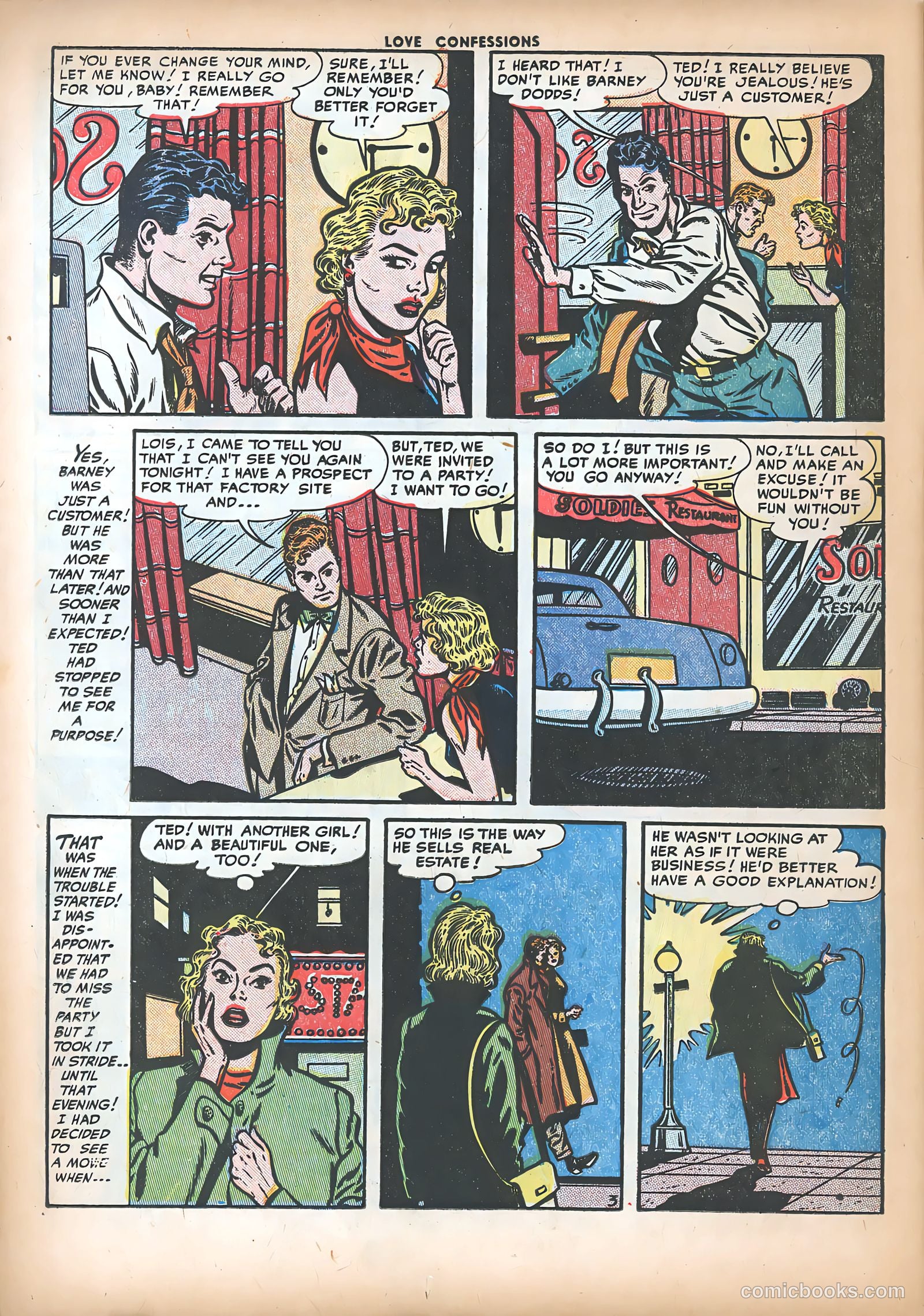Love Confessions #23 (1952) — page 14 of 36