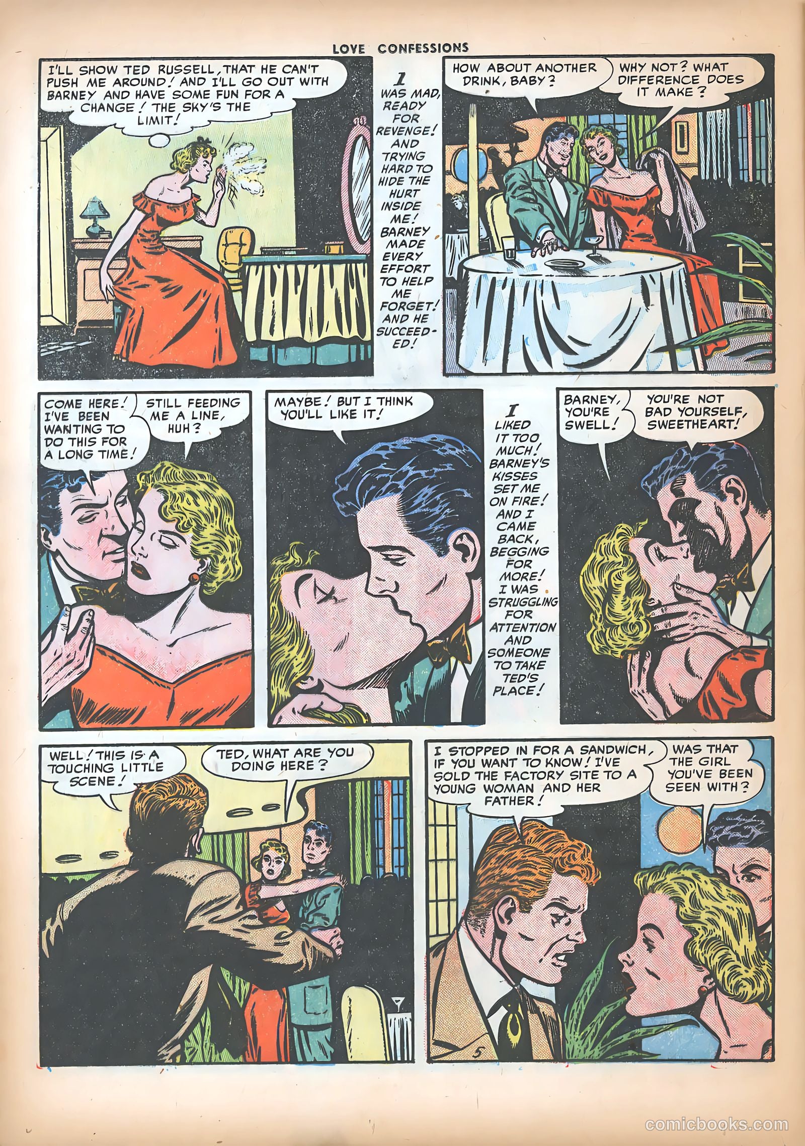 Love Confessions #23 (1952) — page 16 of 36