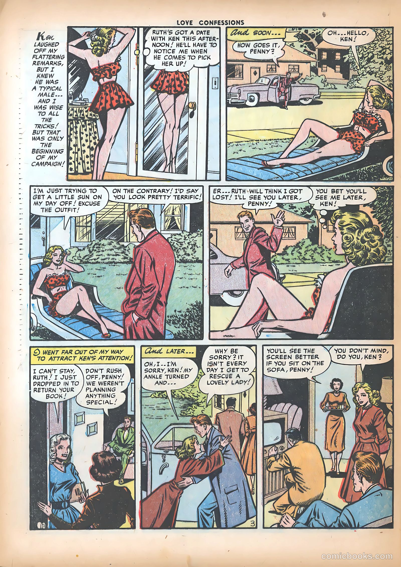 Love Confessions #23 (1952) — page 20 of 36