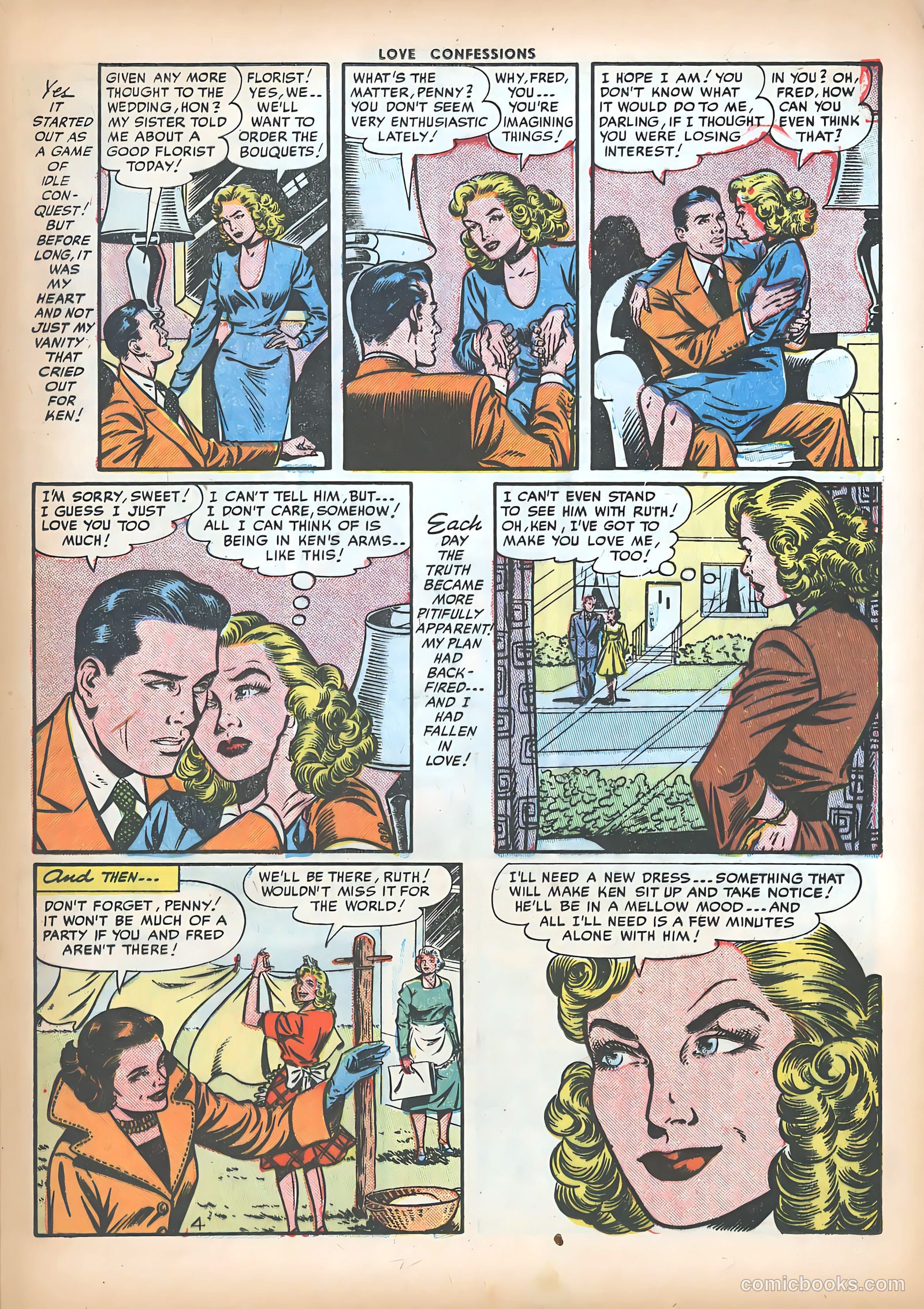 Love Confessions #23 (1952) — page 21 of 36