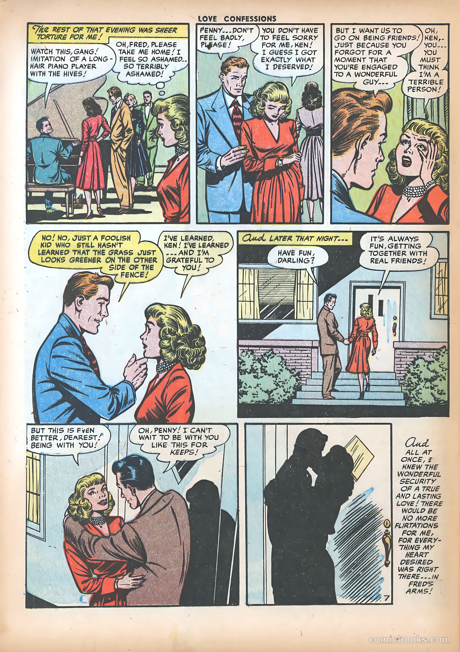 Love Confessions #23 (1952) — page 24 of 36