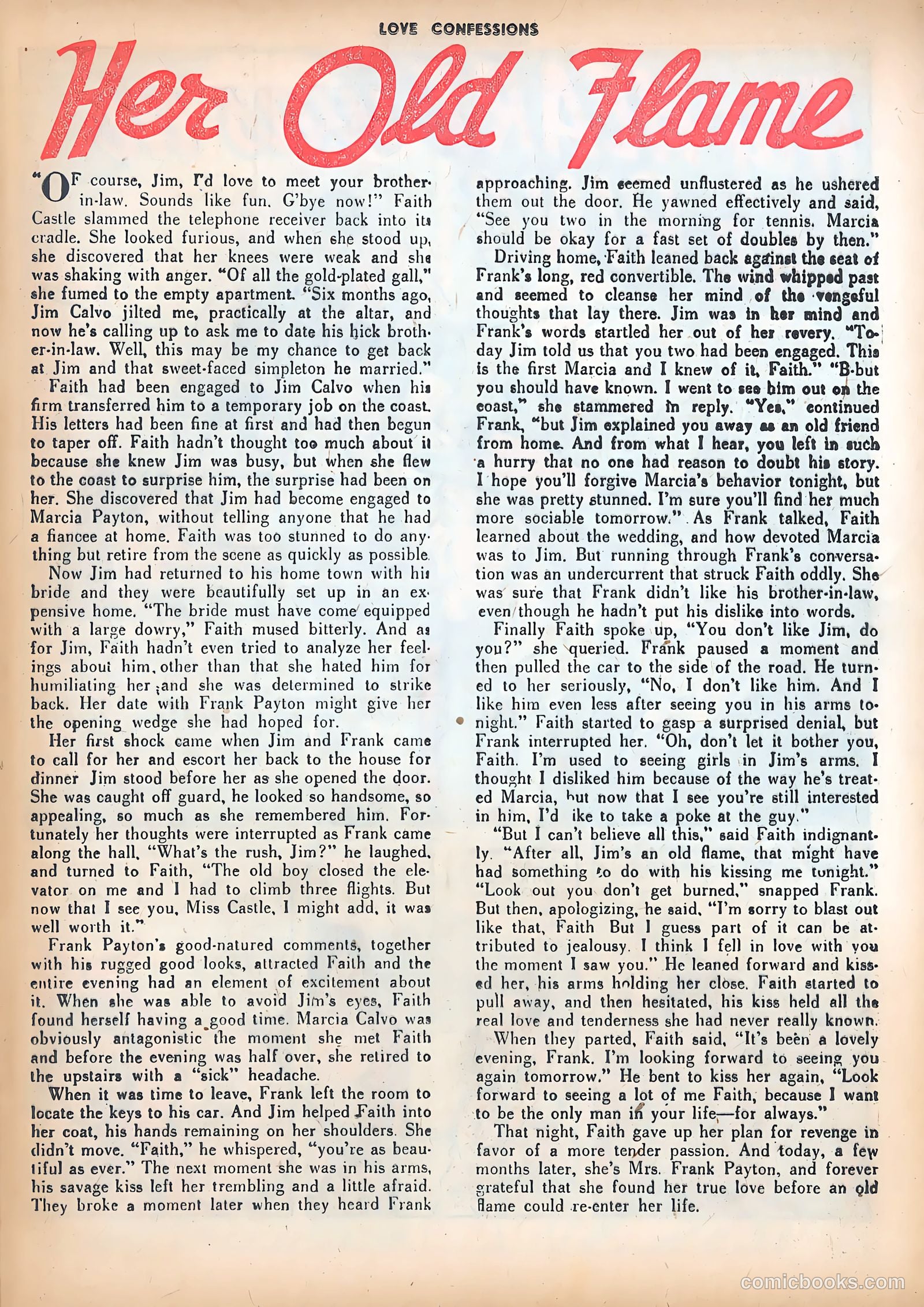 Love Confessions #23 (1952) — page 25 of 36