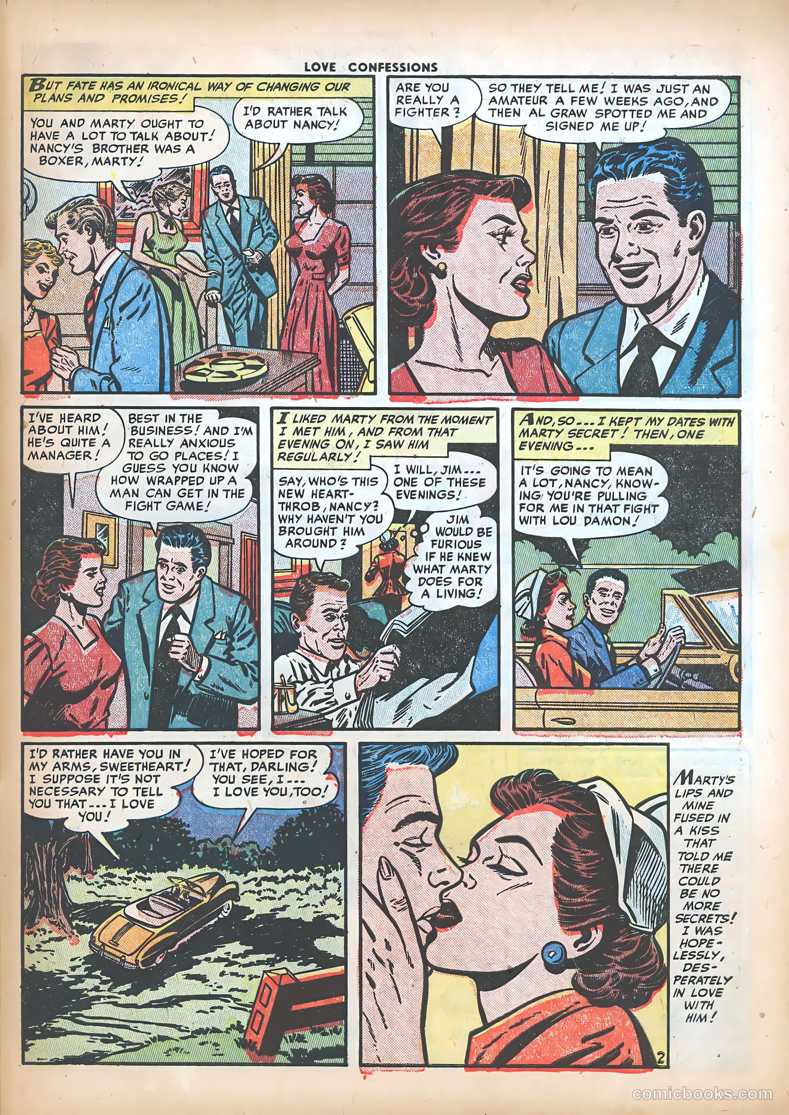 Love Confessions #23 (1952) — page 27 of 36