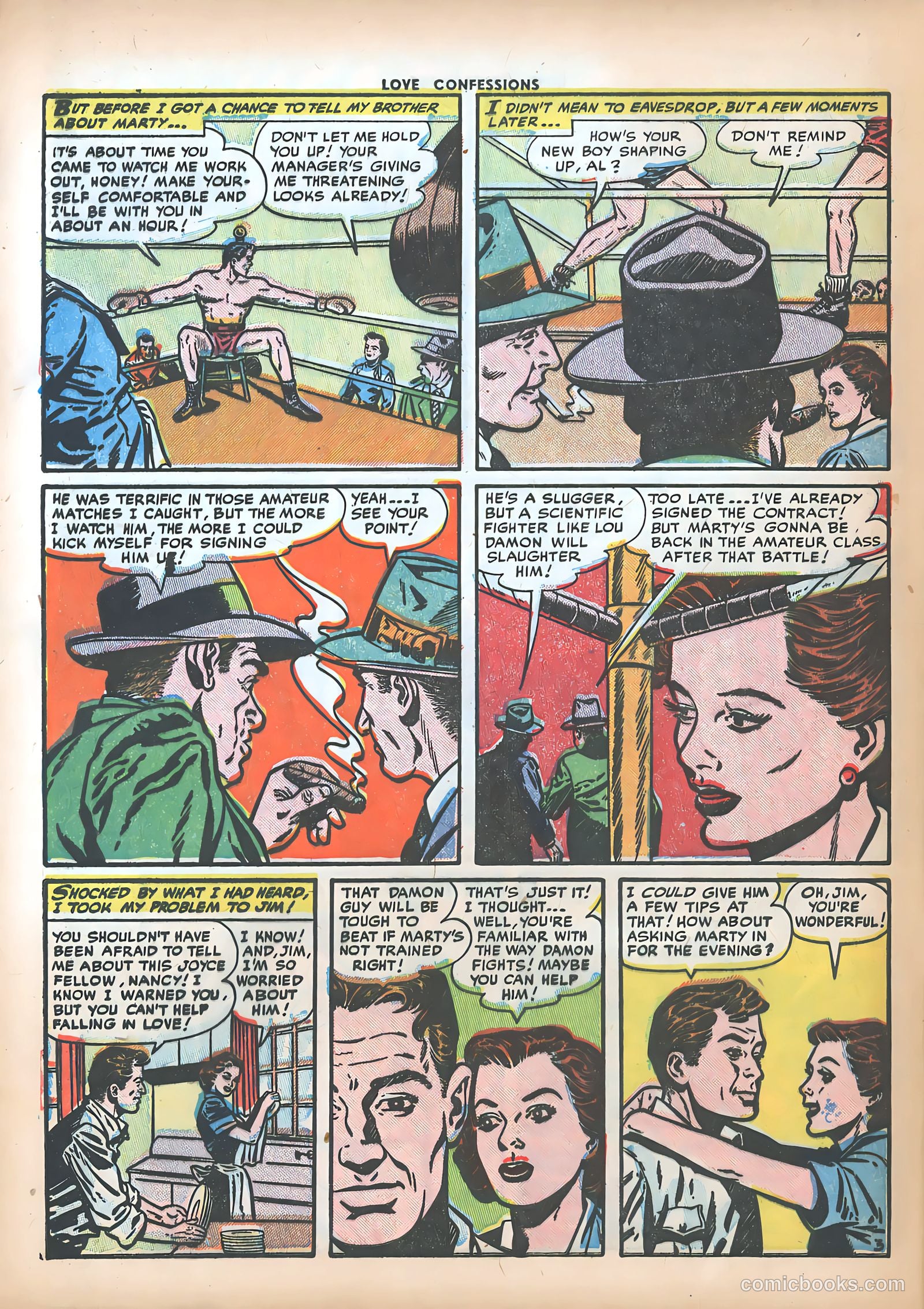 Love Confessions #23 (1952) — page 28 of 36