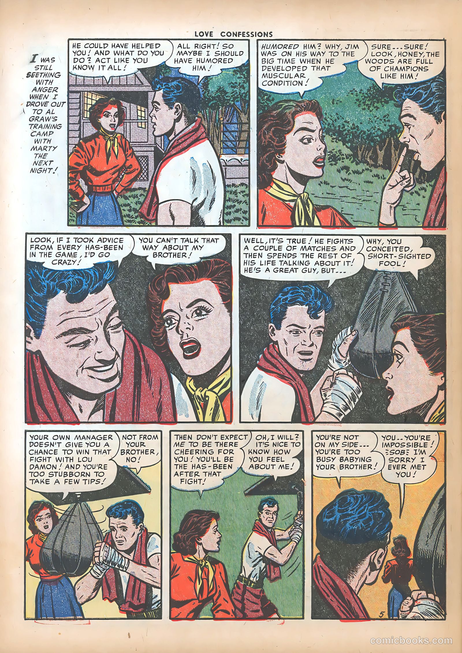 Love Confessions #23 (1952) — page 30 of 36