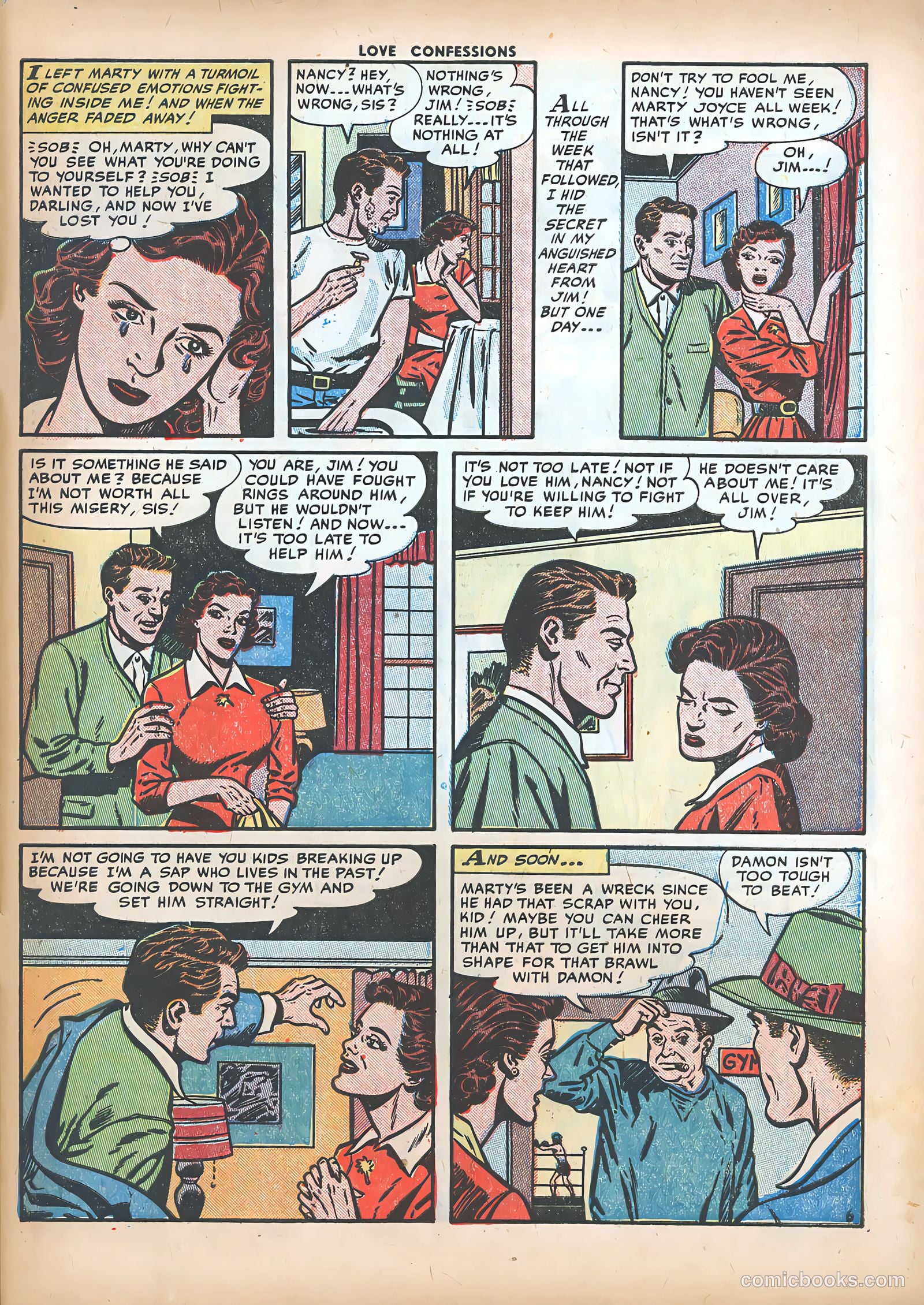 Love Confessions #23 (1952) — page 31 of 36