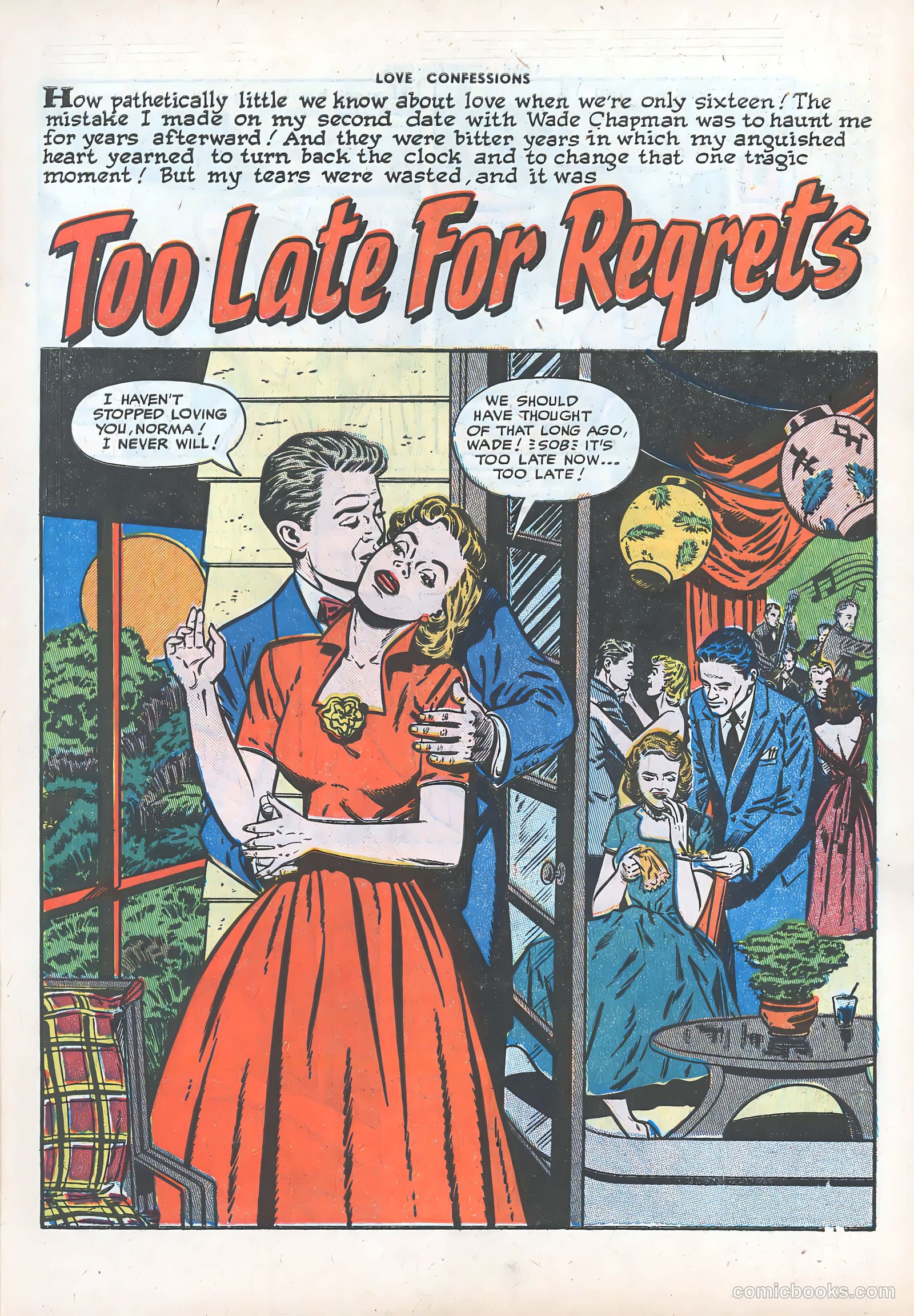 Love Confessions #24 (1952) — page 3 of 36