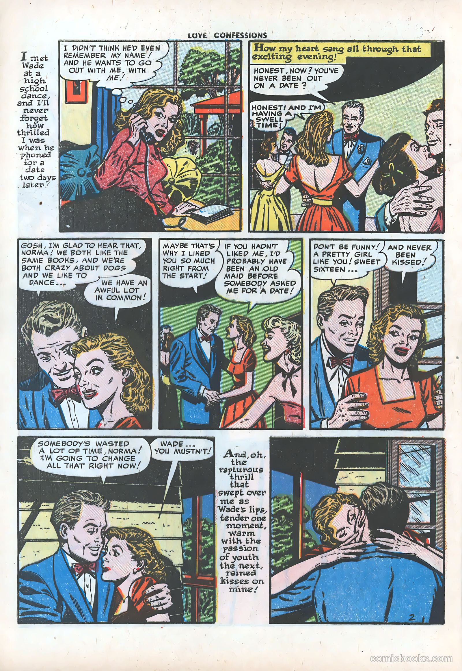 Love Confessions #24 (1952) — page 4 of 36