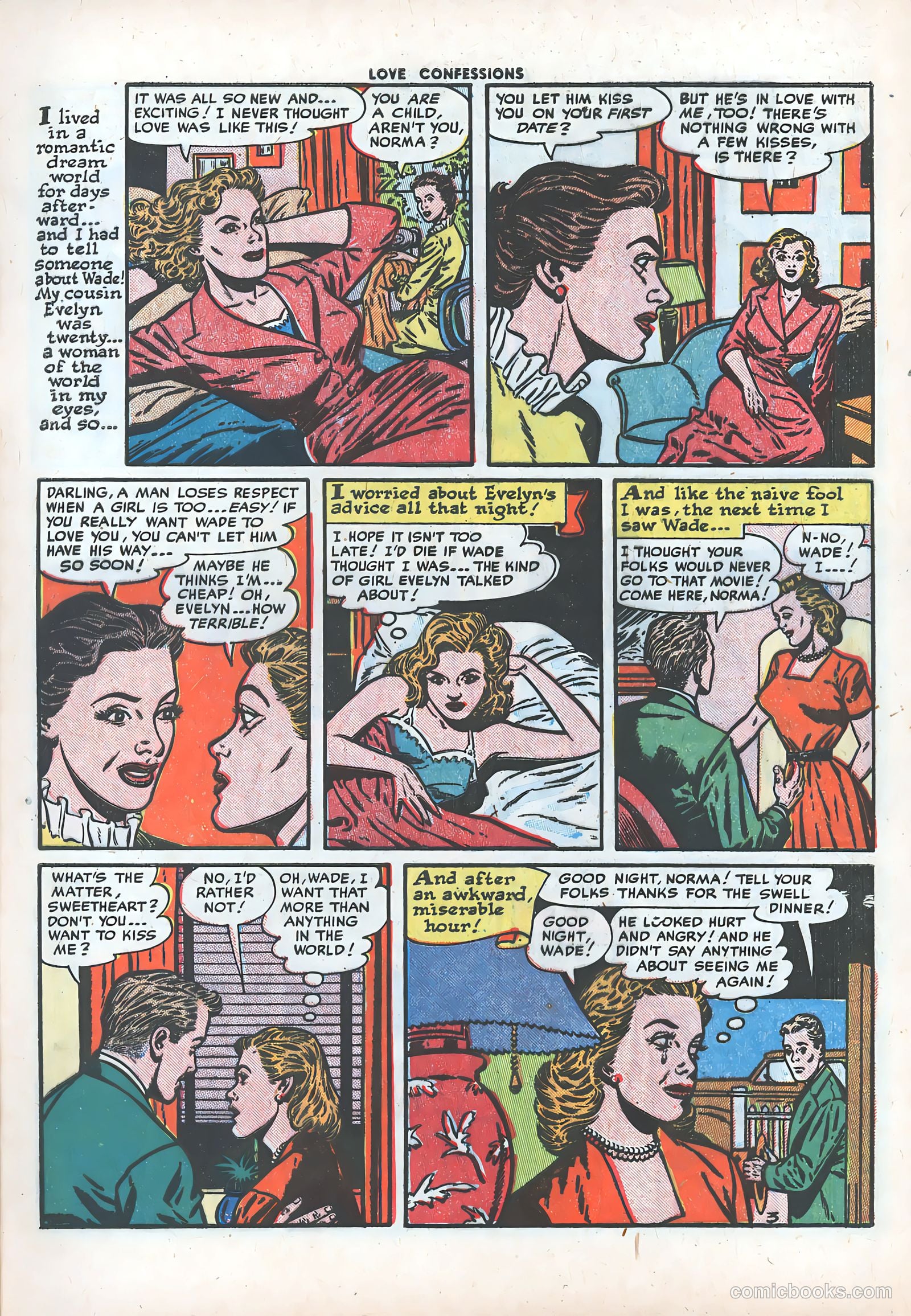 Love Confessions #24 (1952) — page 5 of 36
