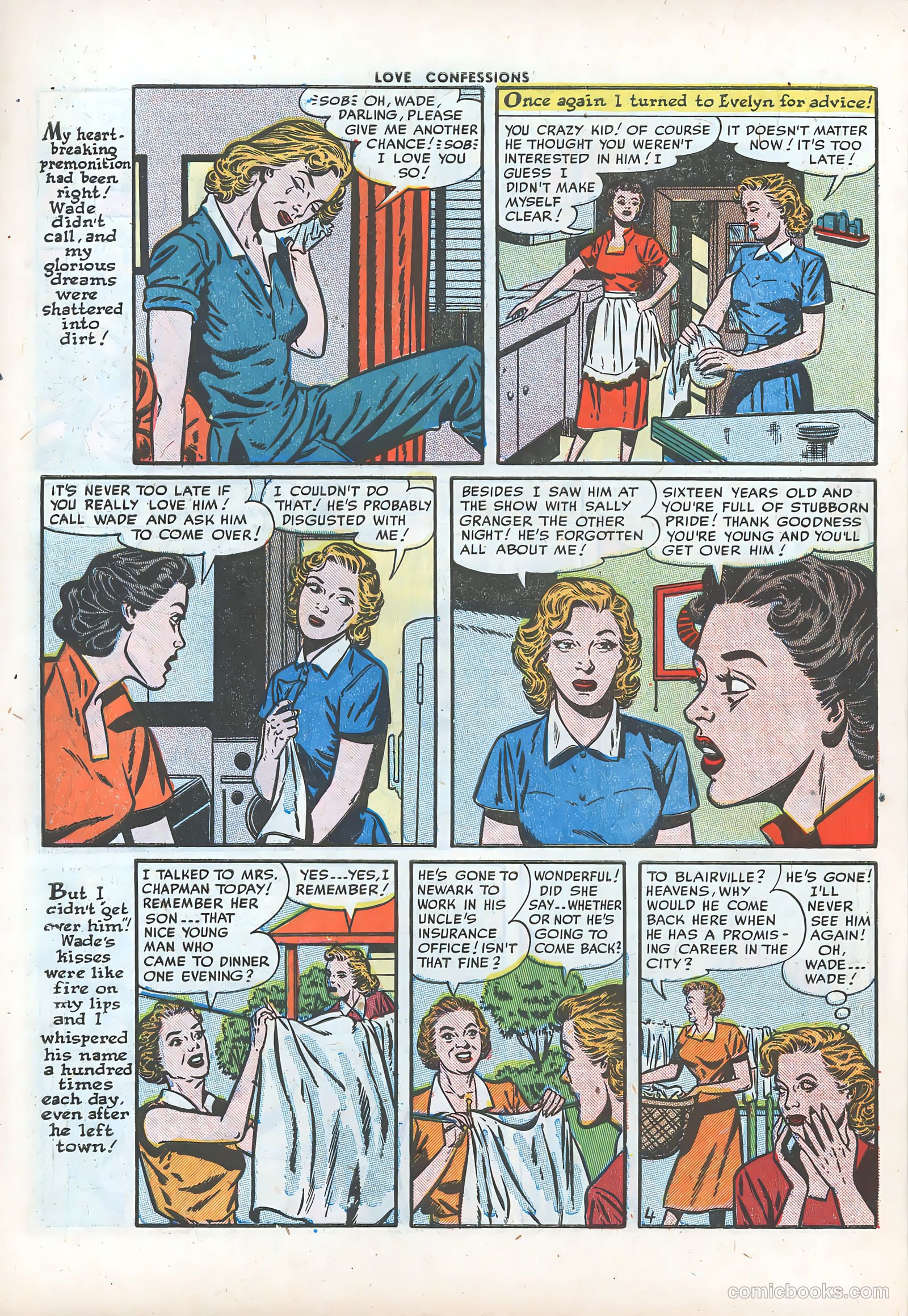 Love Confessions #24 (1952) — page 6 of 36