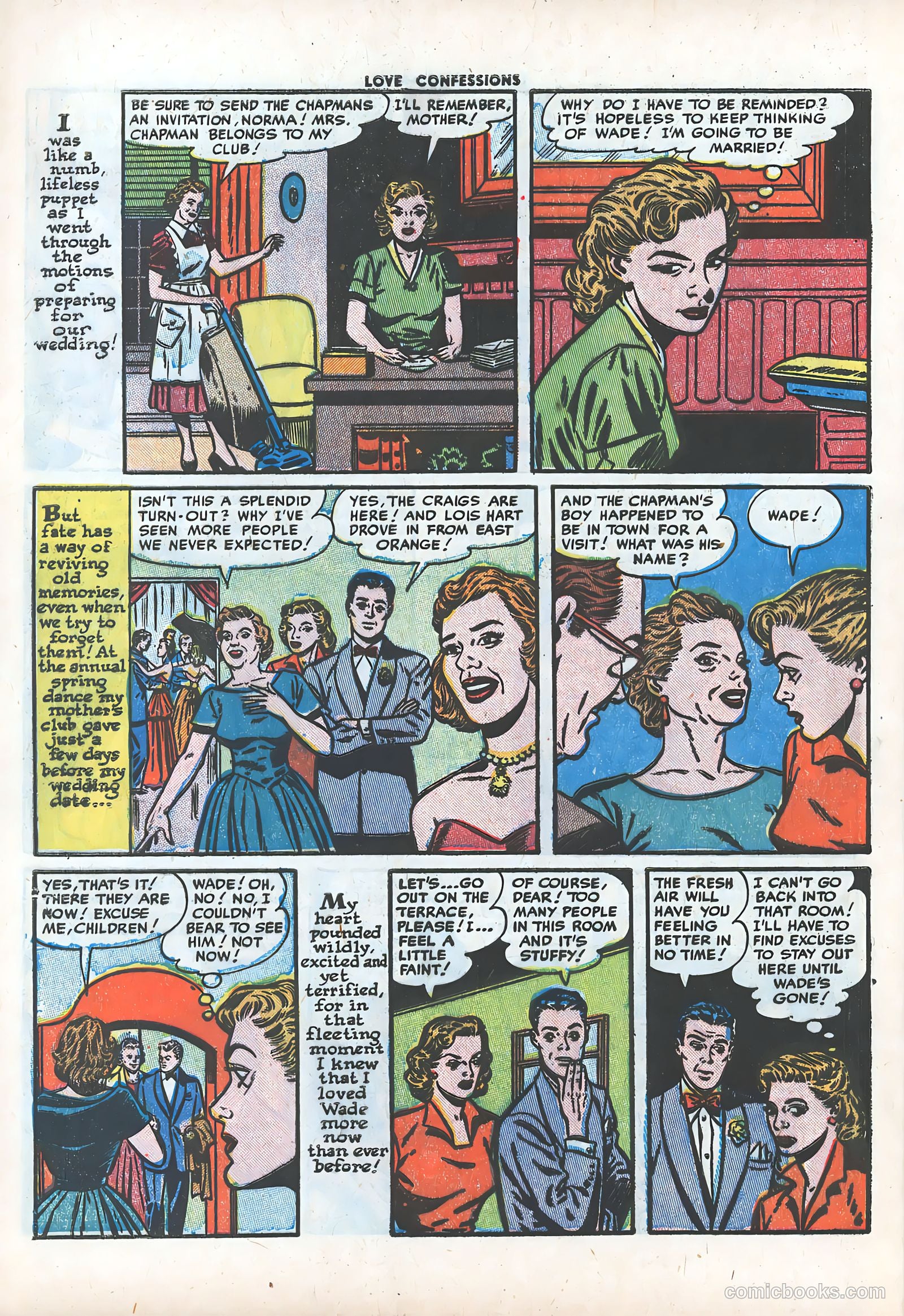 Love Confessions #24 (1952) — page 8 of 36