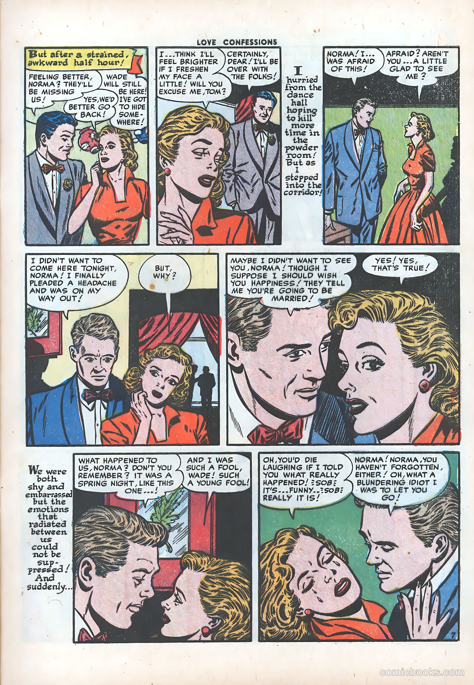 Love Confessions #24 (1952) — page 9 of 36